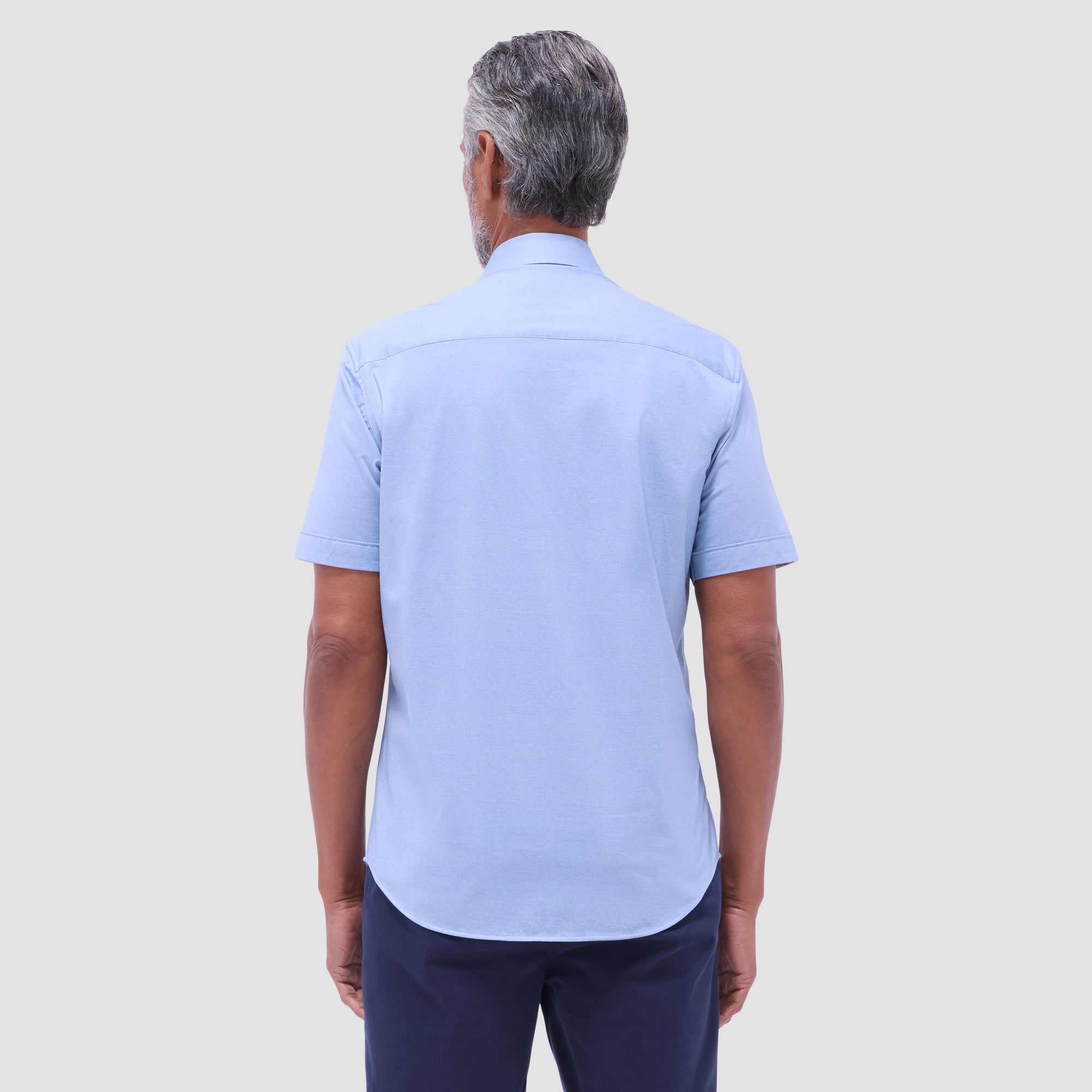 Myron Double-Sided Solid OoohCotton Short-Sleeve Shirt