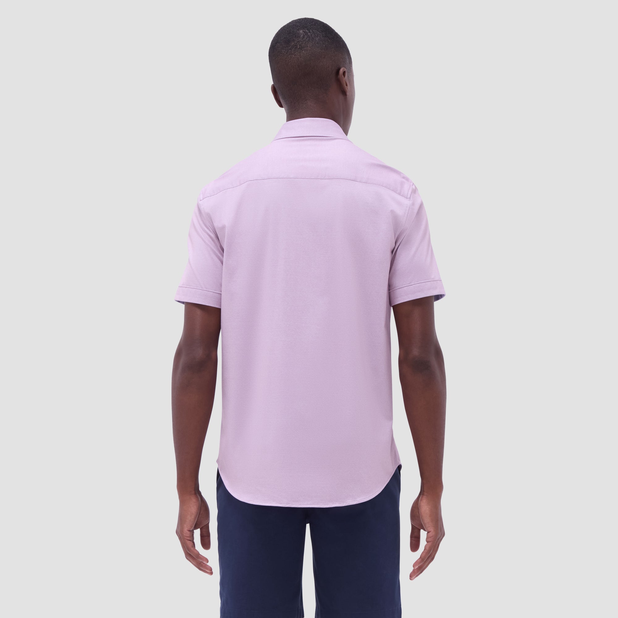 Myron Double-Sided Solid OoohCotton Short-Sleeve Shirt