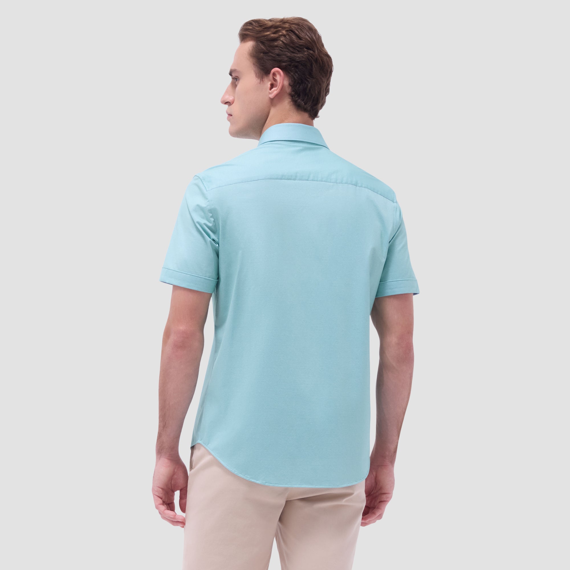 Myron Double-Sided Solid OoohCotton Short-Sleeve Shirt