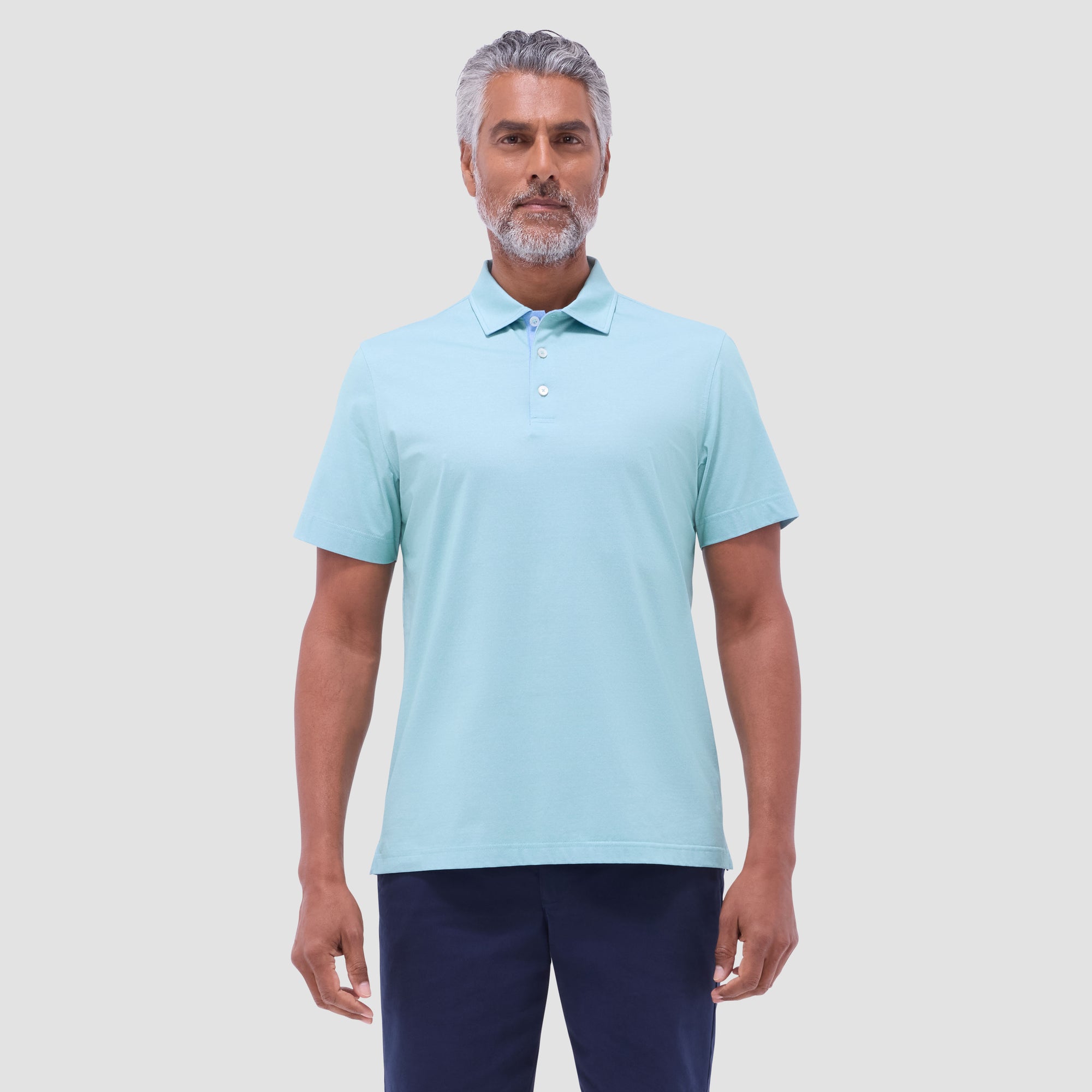 Vincent Double-Sided Solid OoohCotton Polo Shirt