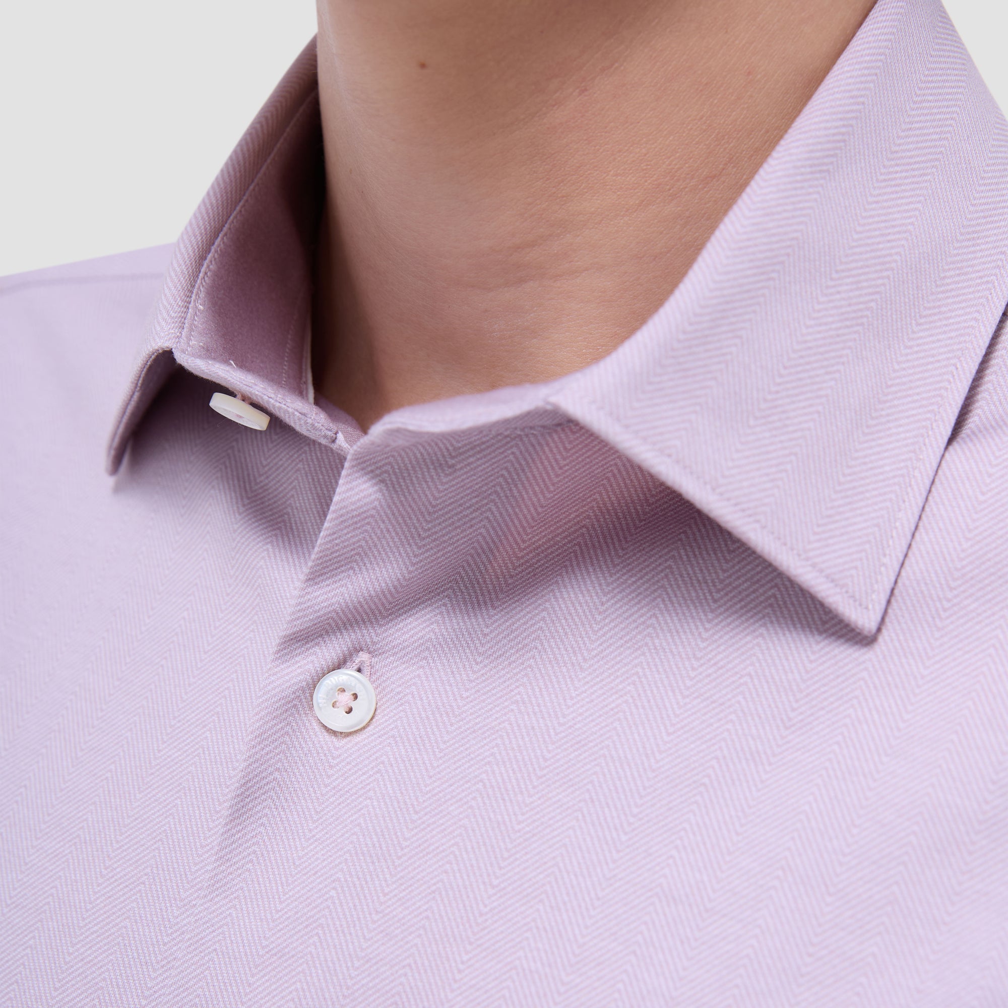 Jimmy Double-Sided Herringbone & Solid OoohCotton Shirt