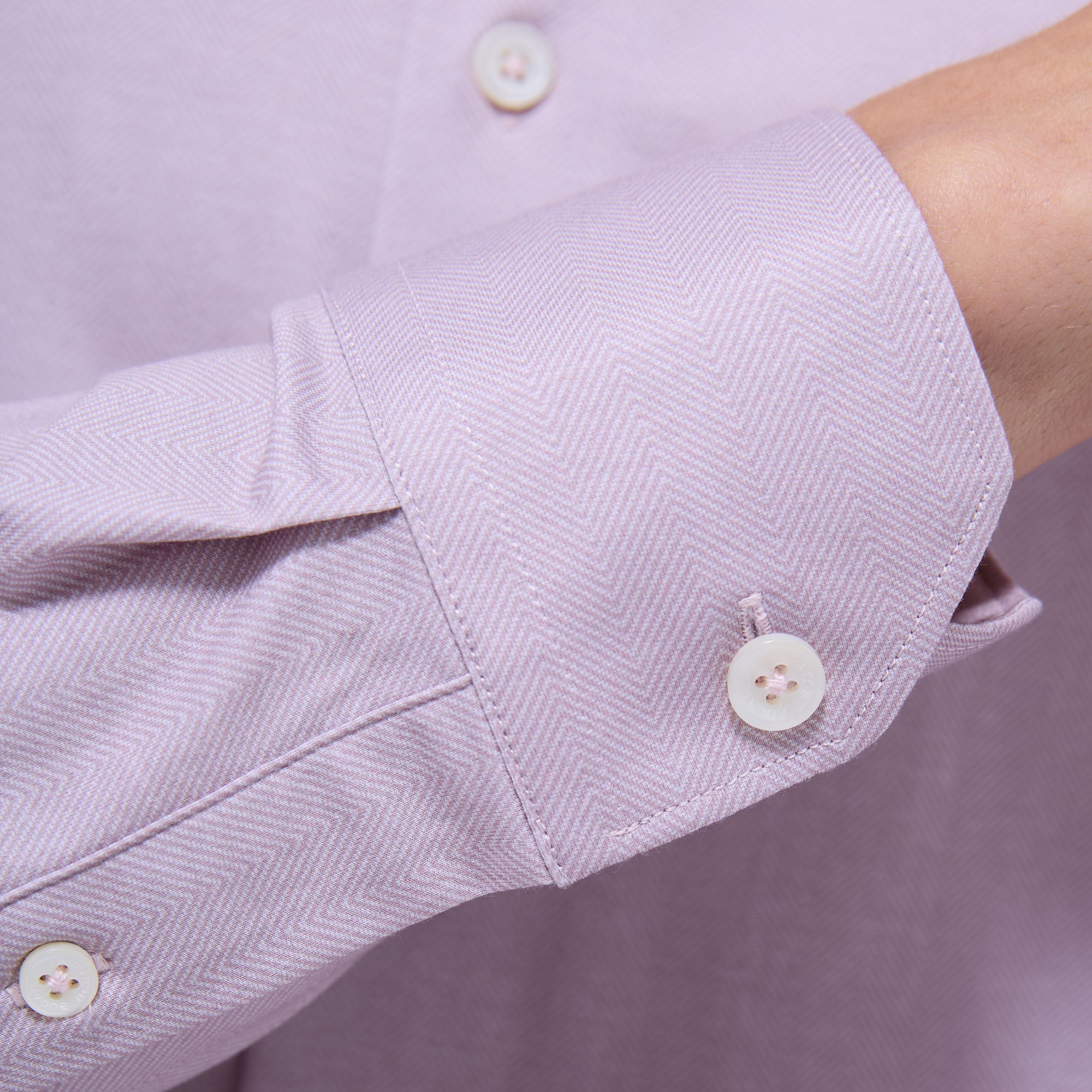 Jimmy Double-Sided Herringbone & Solid OoohCotton Shirt