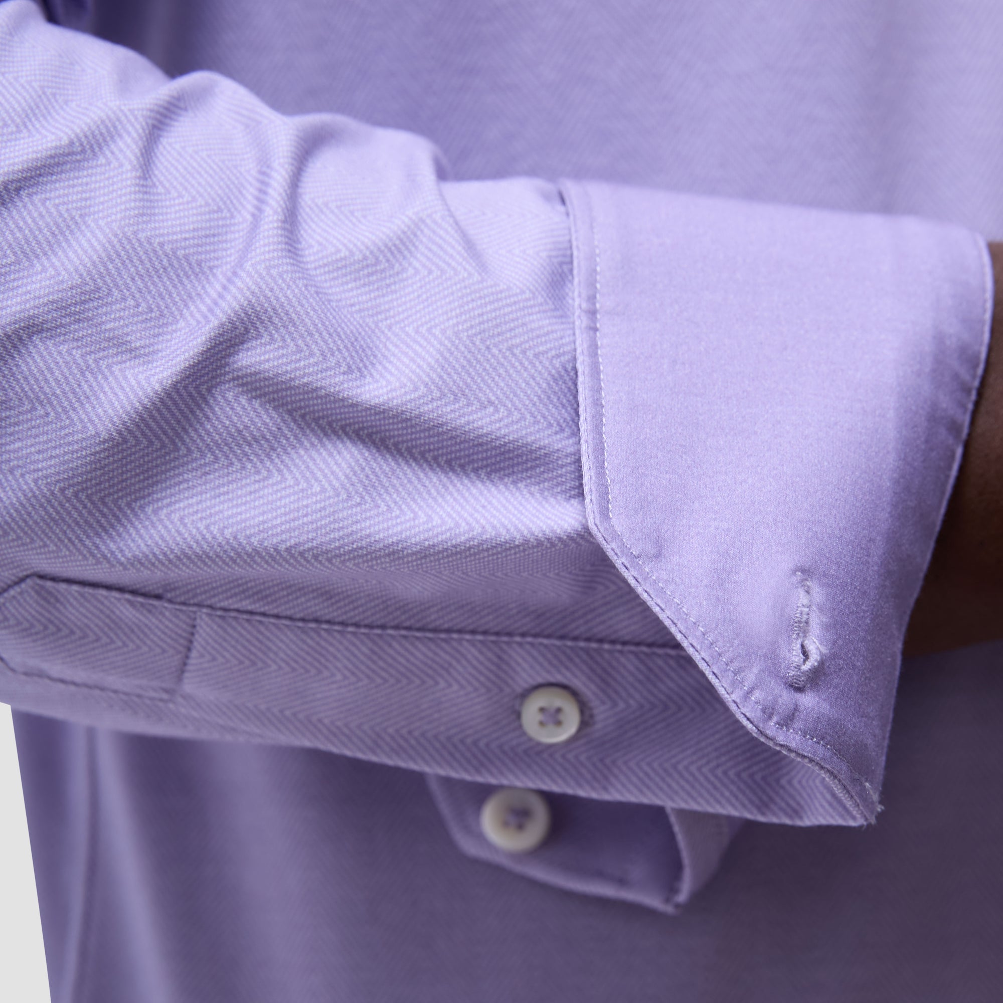 Jimmy Double-Sided Herringbone & Solid OoohCotton Shirt