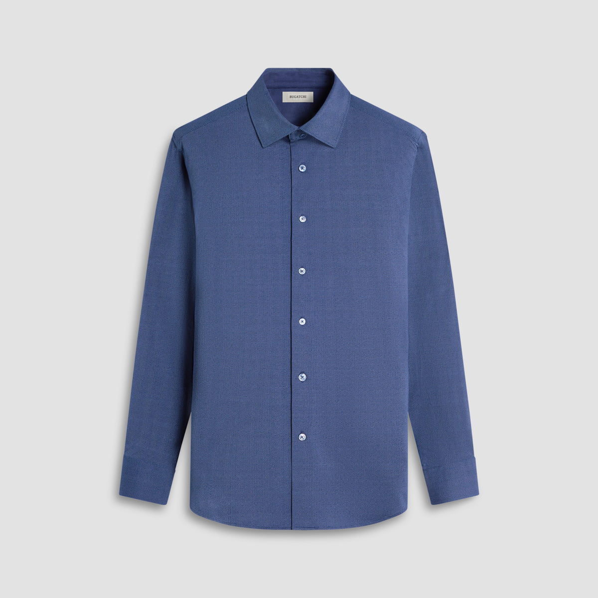 Jimmy Double-Sided Herringbone & Solid OoohCotton Shirt