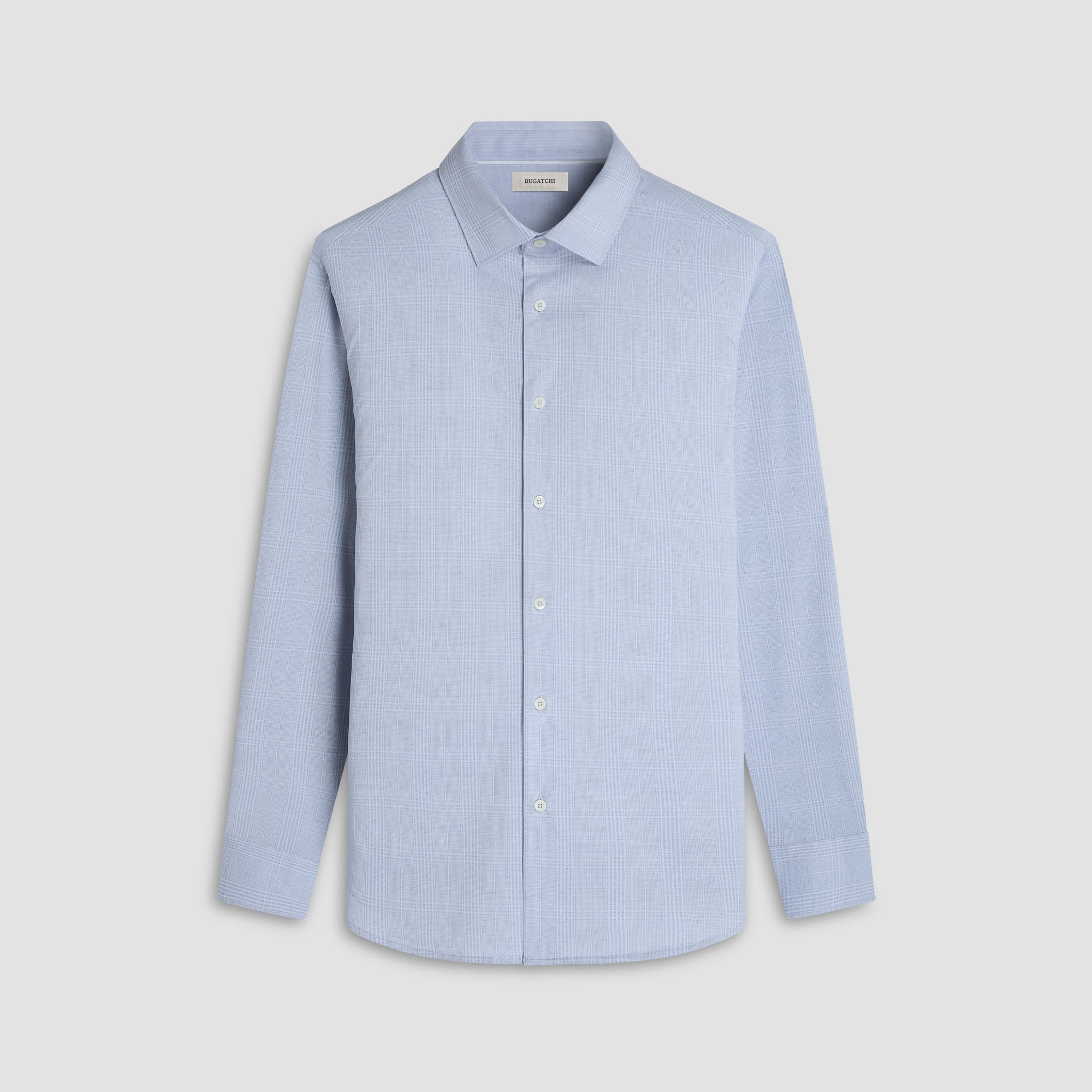 Jimmy Double-Sided Glen Plaid & Herringbone OoohCotton Shirt