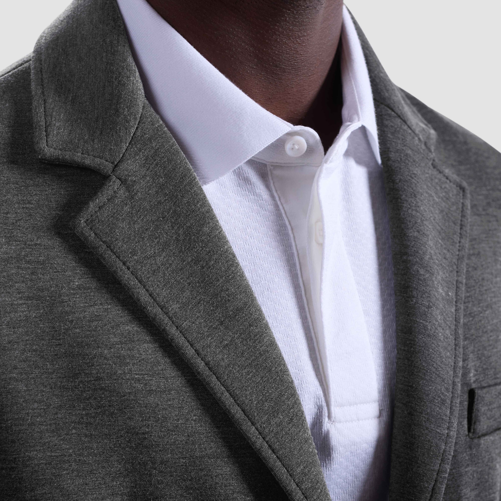 Soft Touch Two Button Knit Blazer