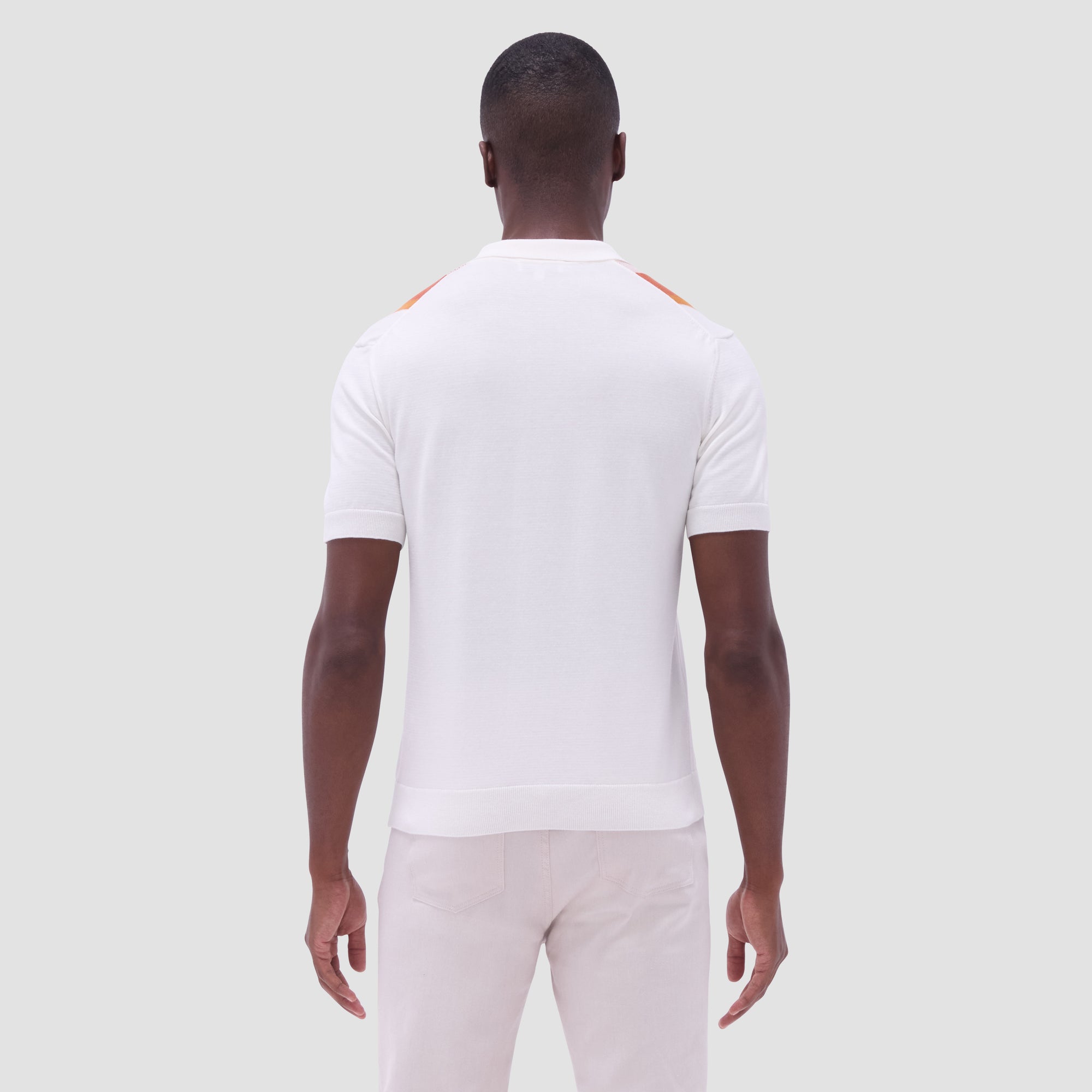 Color Block Short Sleeve Johnny Sweater