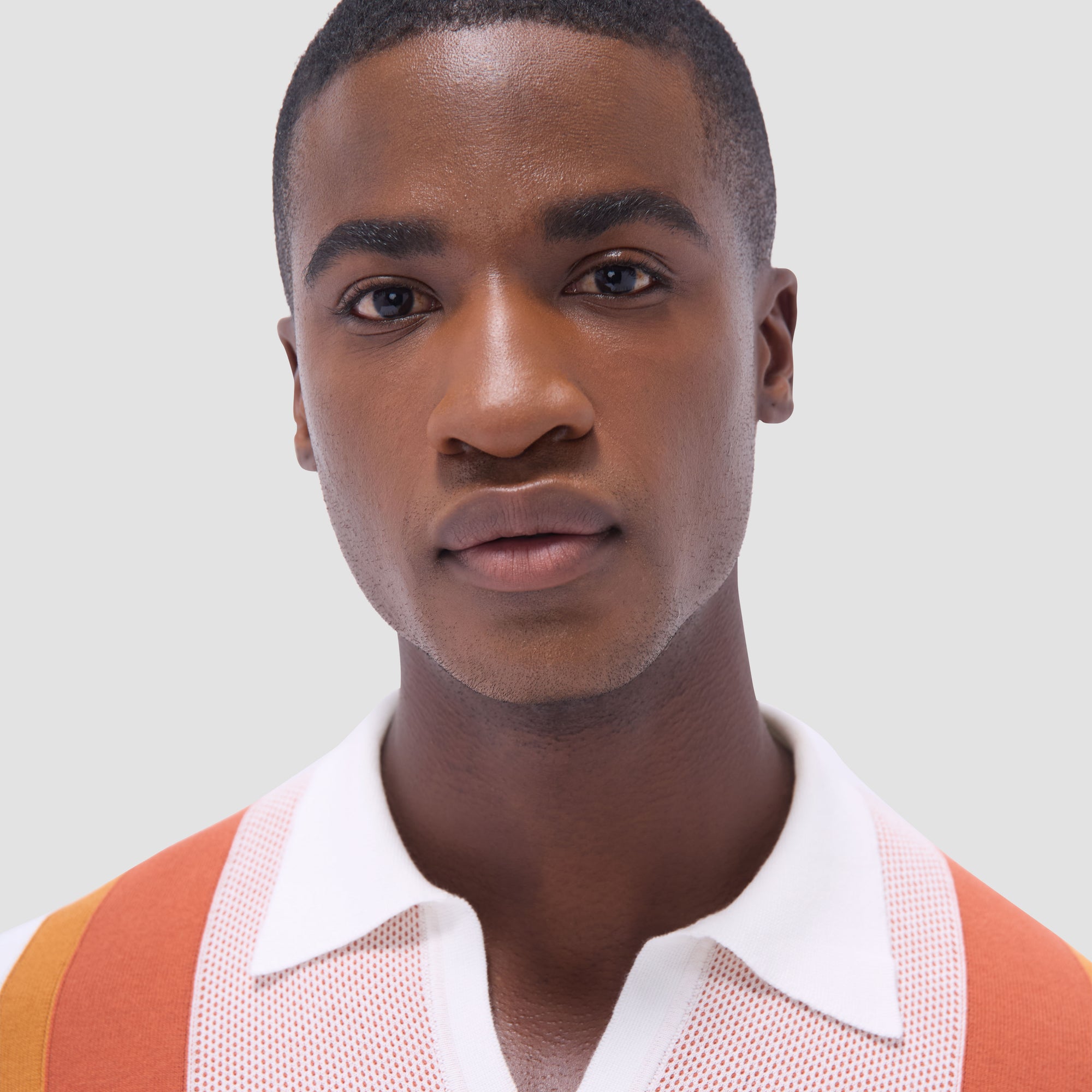 Color Block Short Sleeve Johnny Sweater