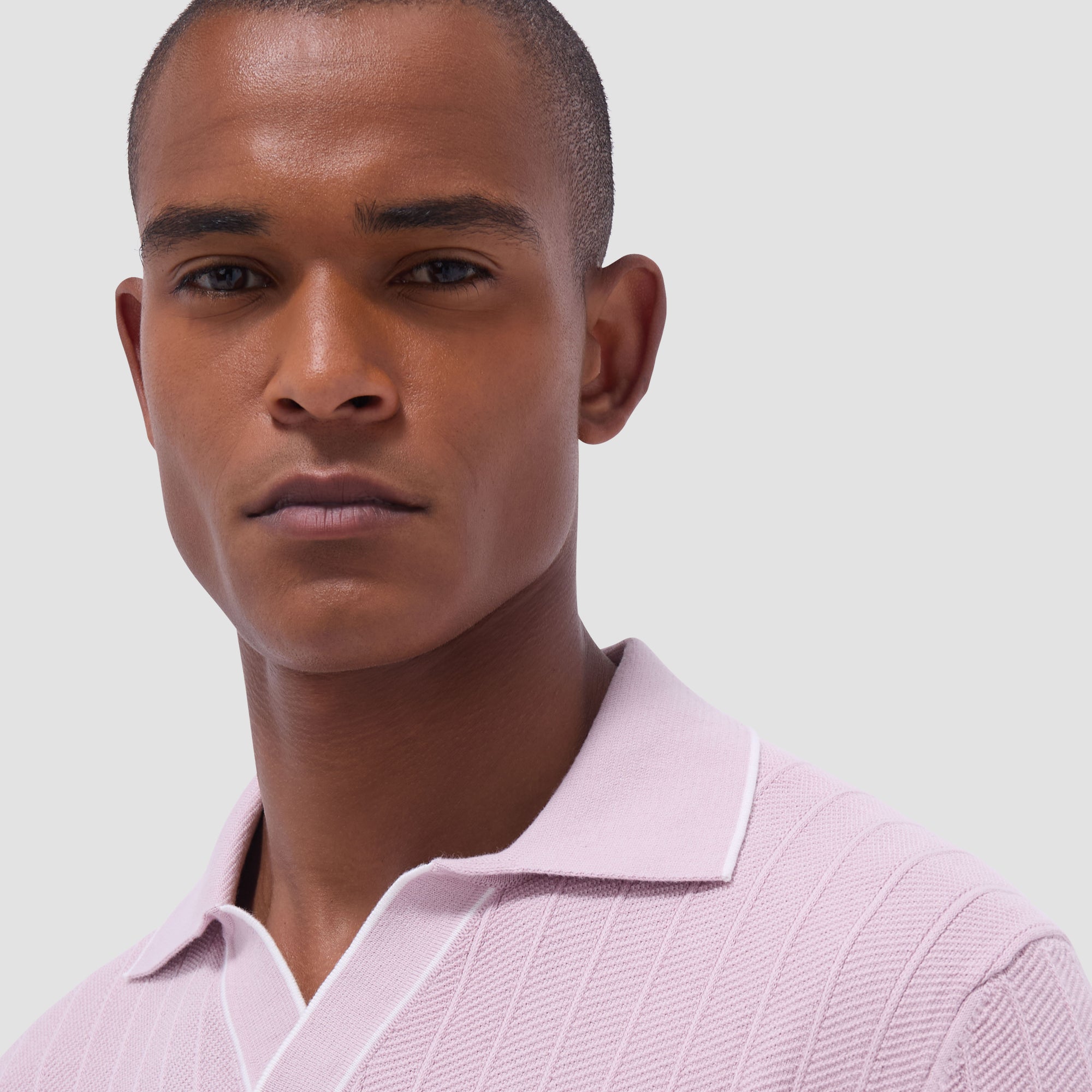 Wide Rib Short Sleeve Johnny Sweater