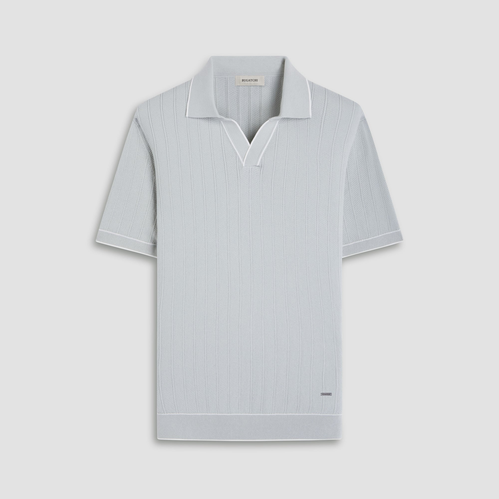 Wide Rib Short Sleeve Johnny Sweater