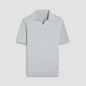 Wide Rib Short Sleeve Johnny Sweater