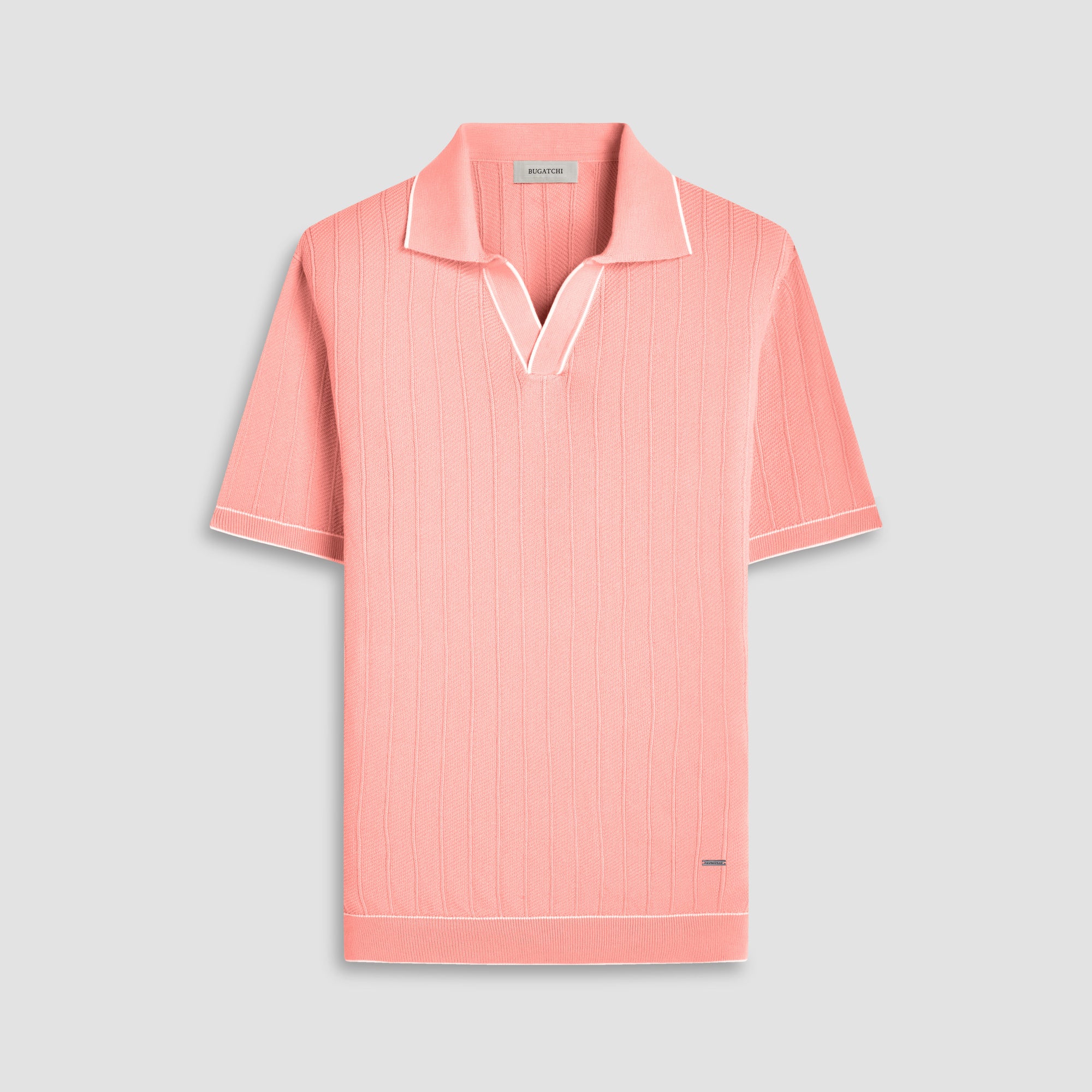 Wide Rib Short Sleeve Johnny Sweater