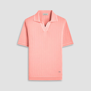 Wide Rib Short Sleeve Johnny Sweater