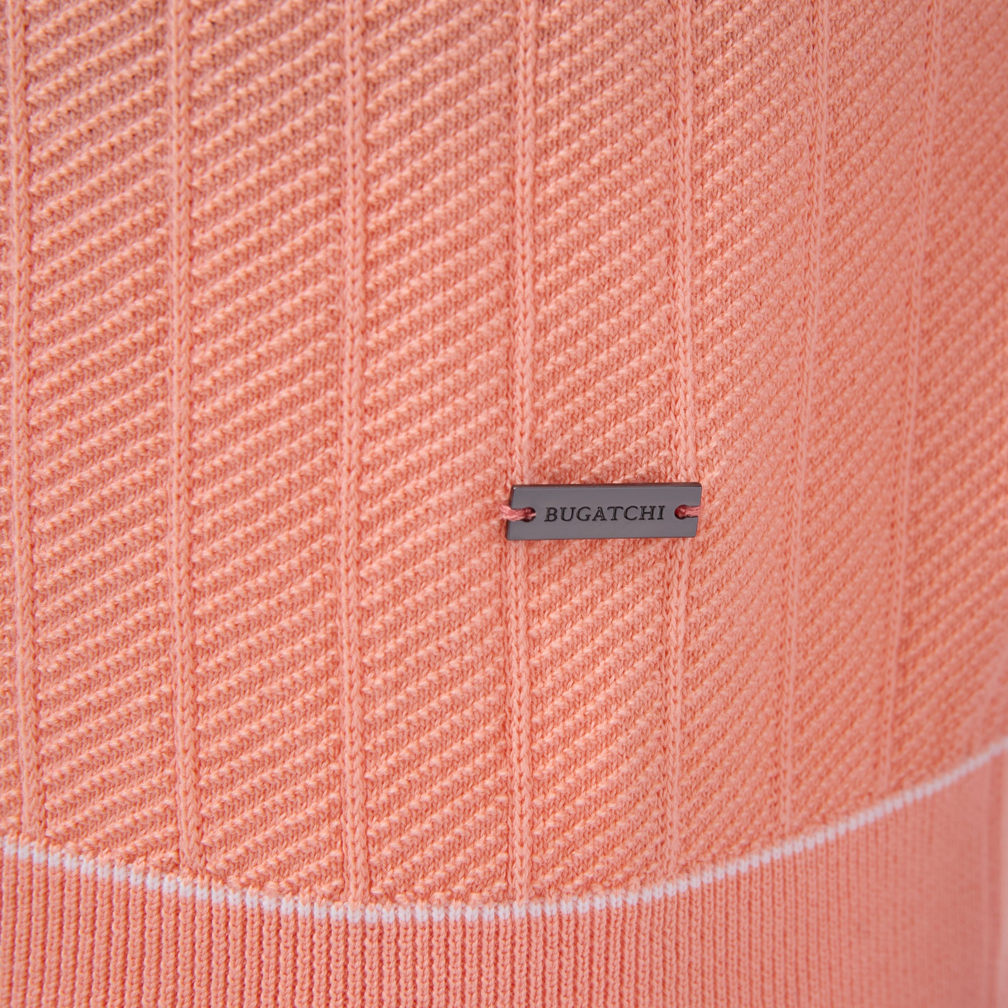 Wide Rib Short Sleeve Johnny Sweater