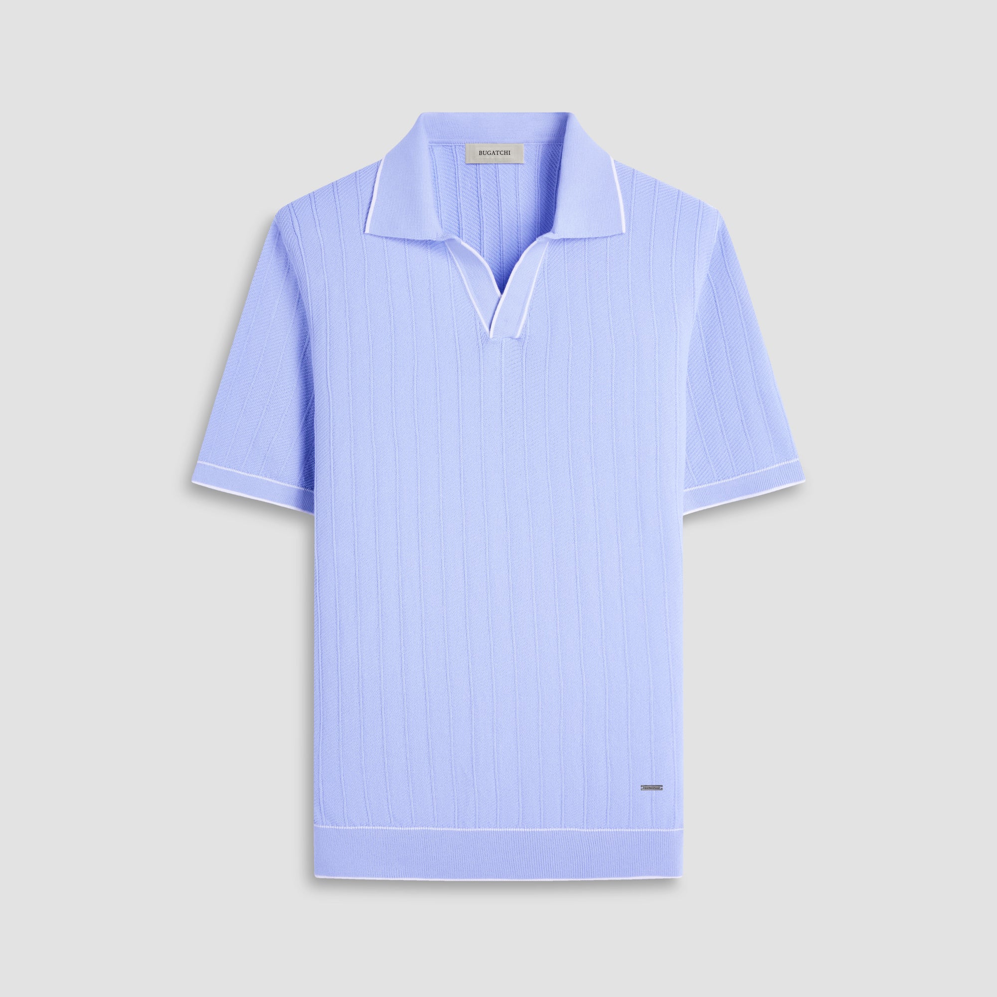 Wide Rib Short Sleeve Johnny Sweater