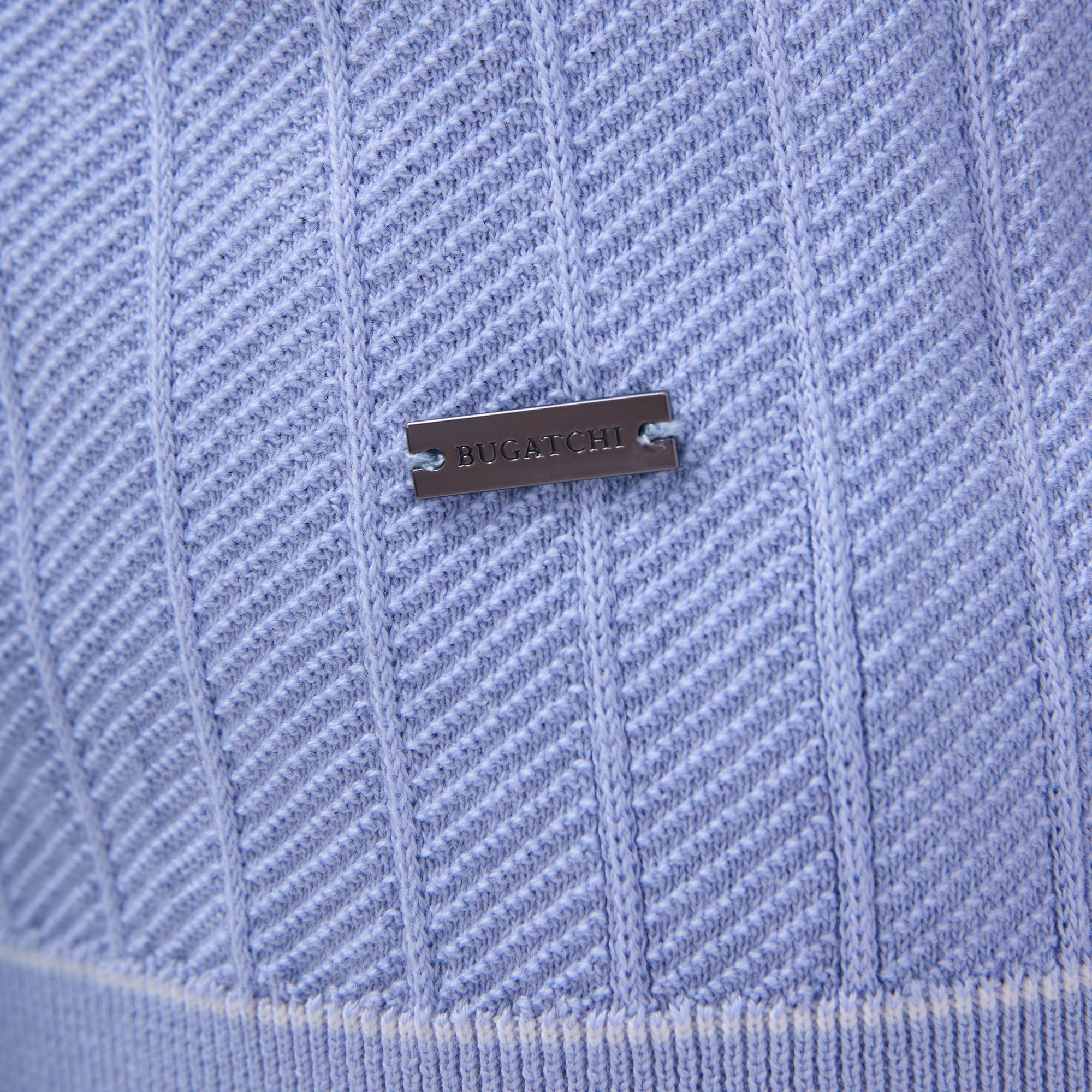 Wide Rib Short Sleeve Johnny Sweater