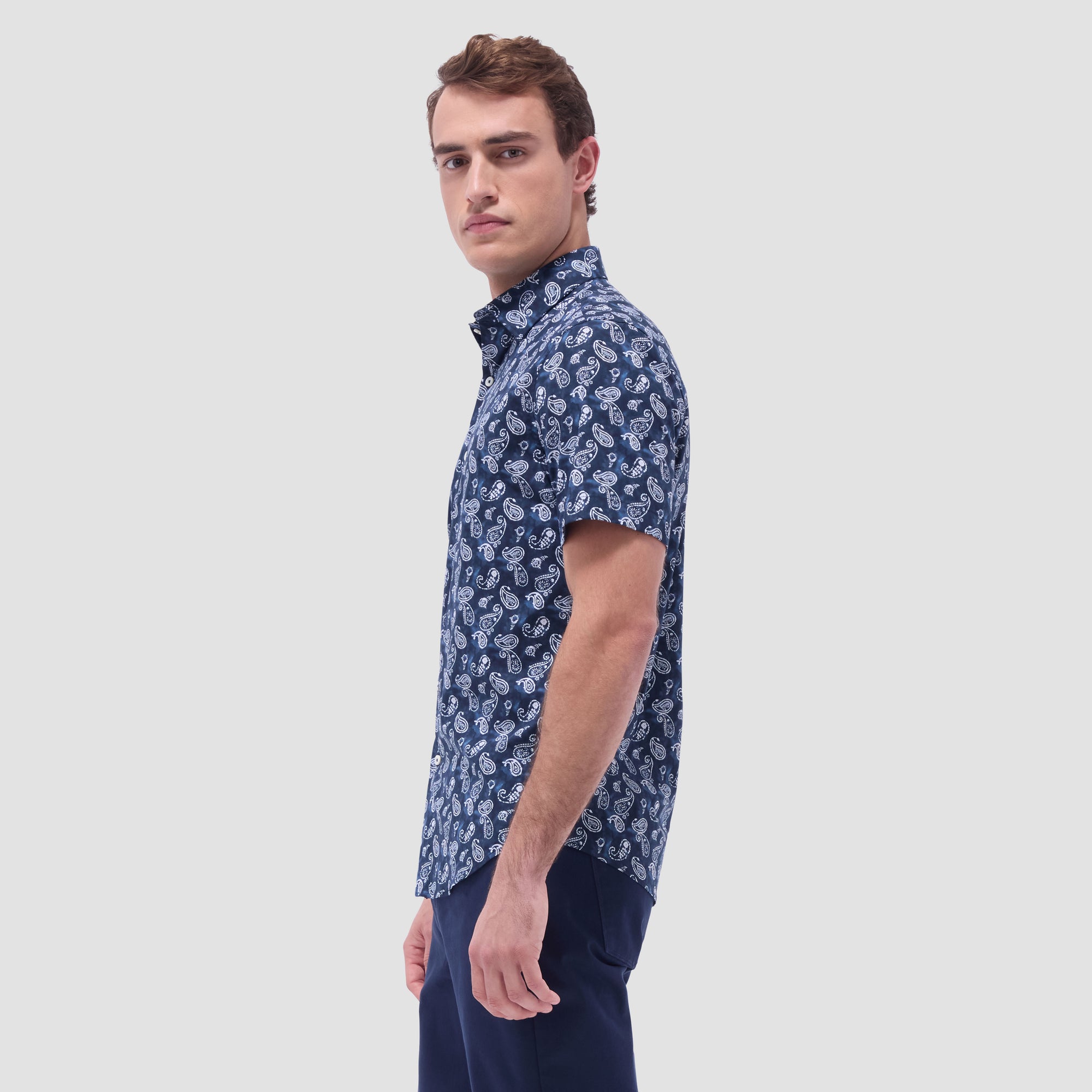 Orson Paisley Short-Sleeve Shirt