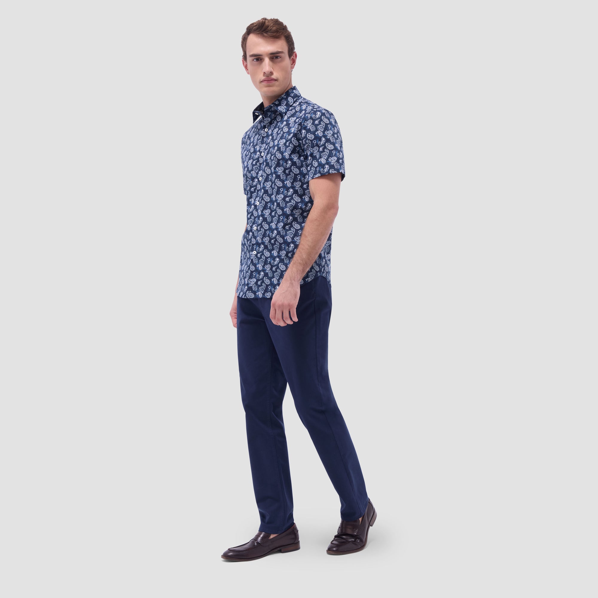 Orson Paisley Short-Sleeve Shirt