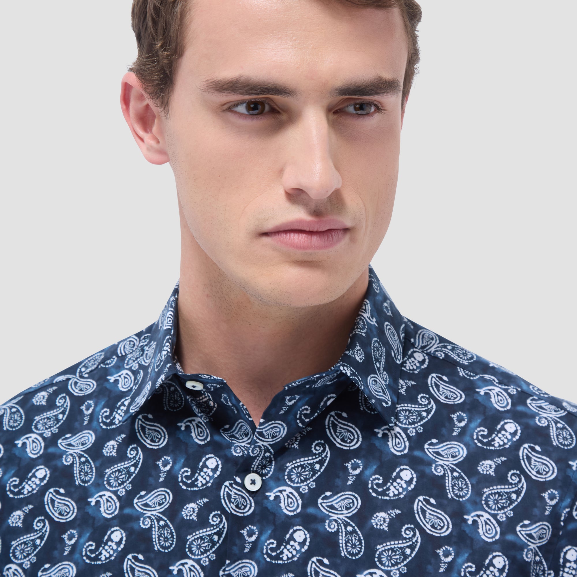 Orson Paisley Short-Sleeve Shirt