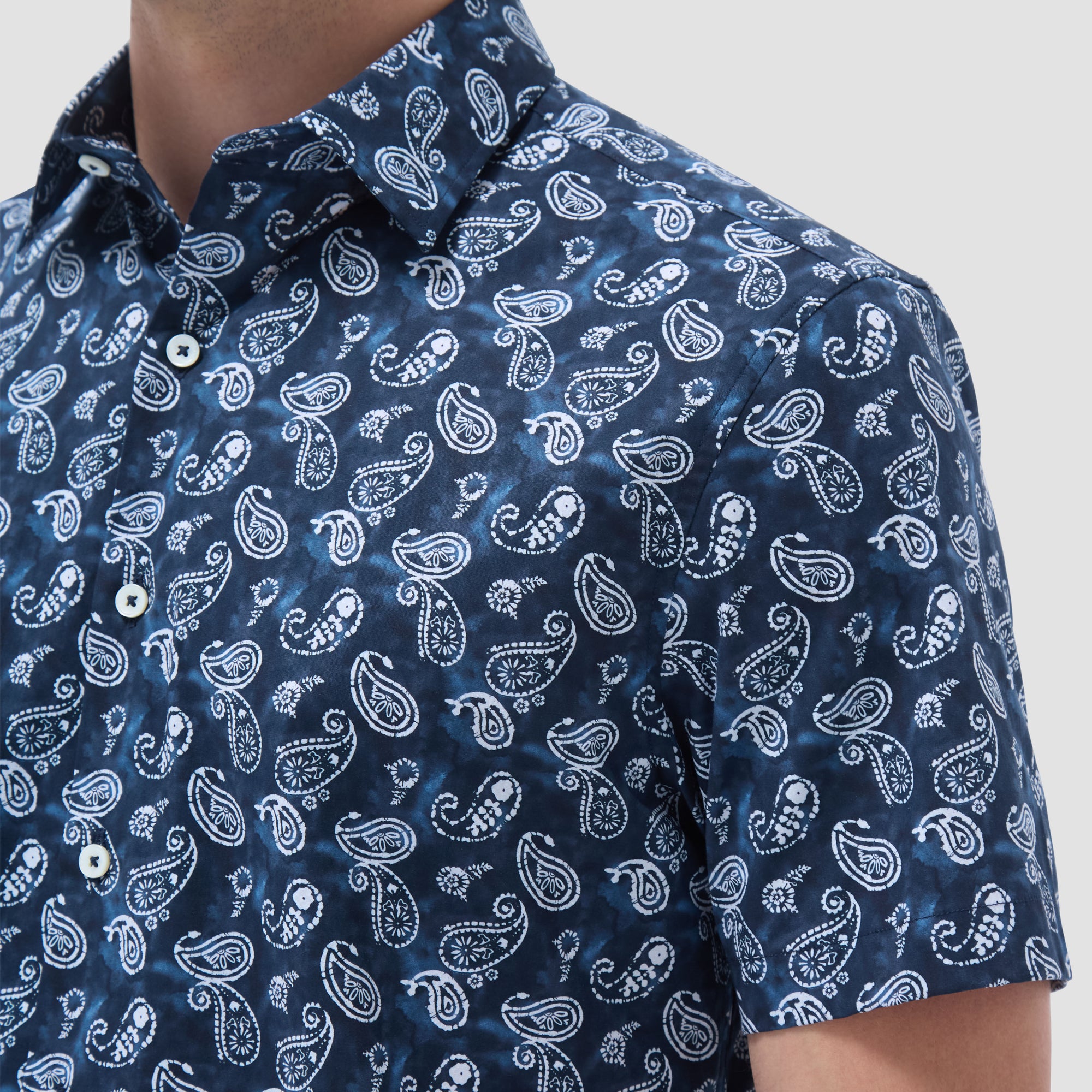 Orson Paisley Short-Sleeve Shirt