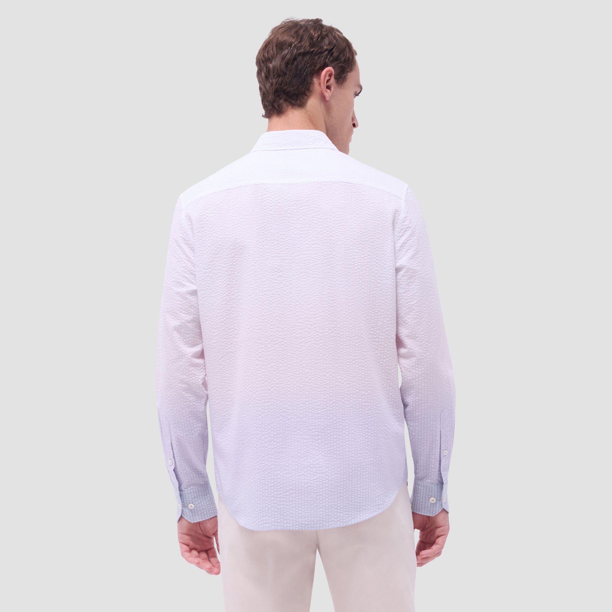 Julian Gradient Seersucker Shirt