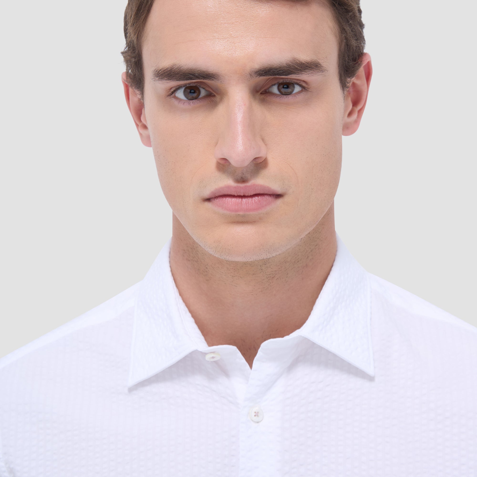 Julian Gradient Seersucker Shirt