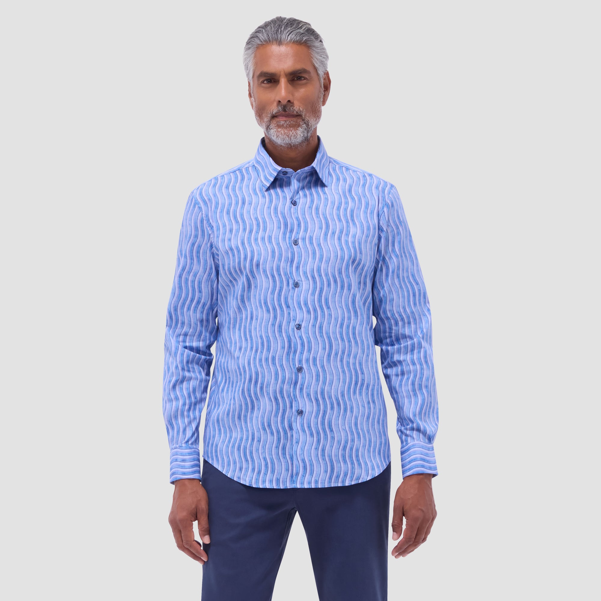 Julian Serpentine Stripe Shirt