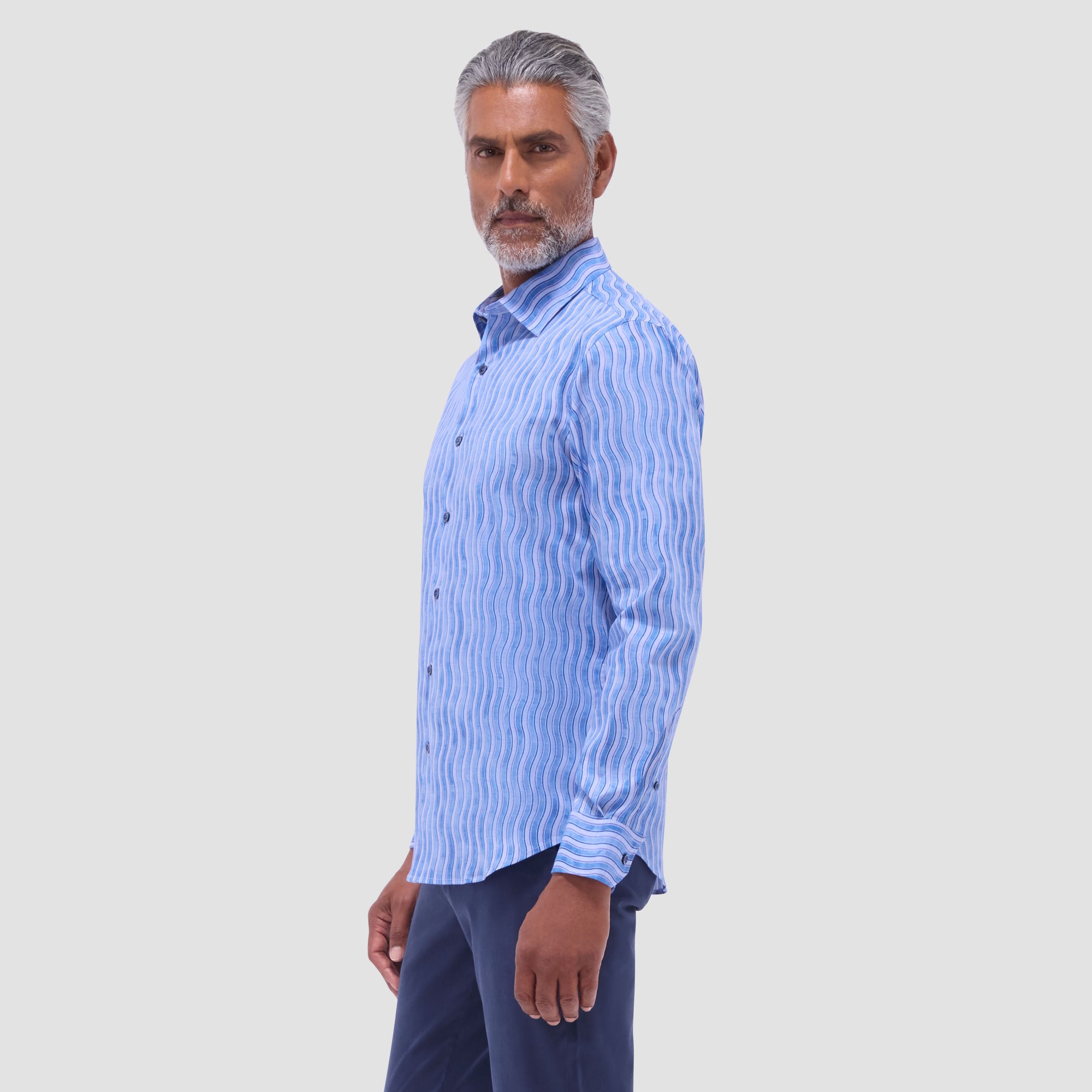 Julian Serpentine Stripe Shirt