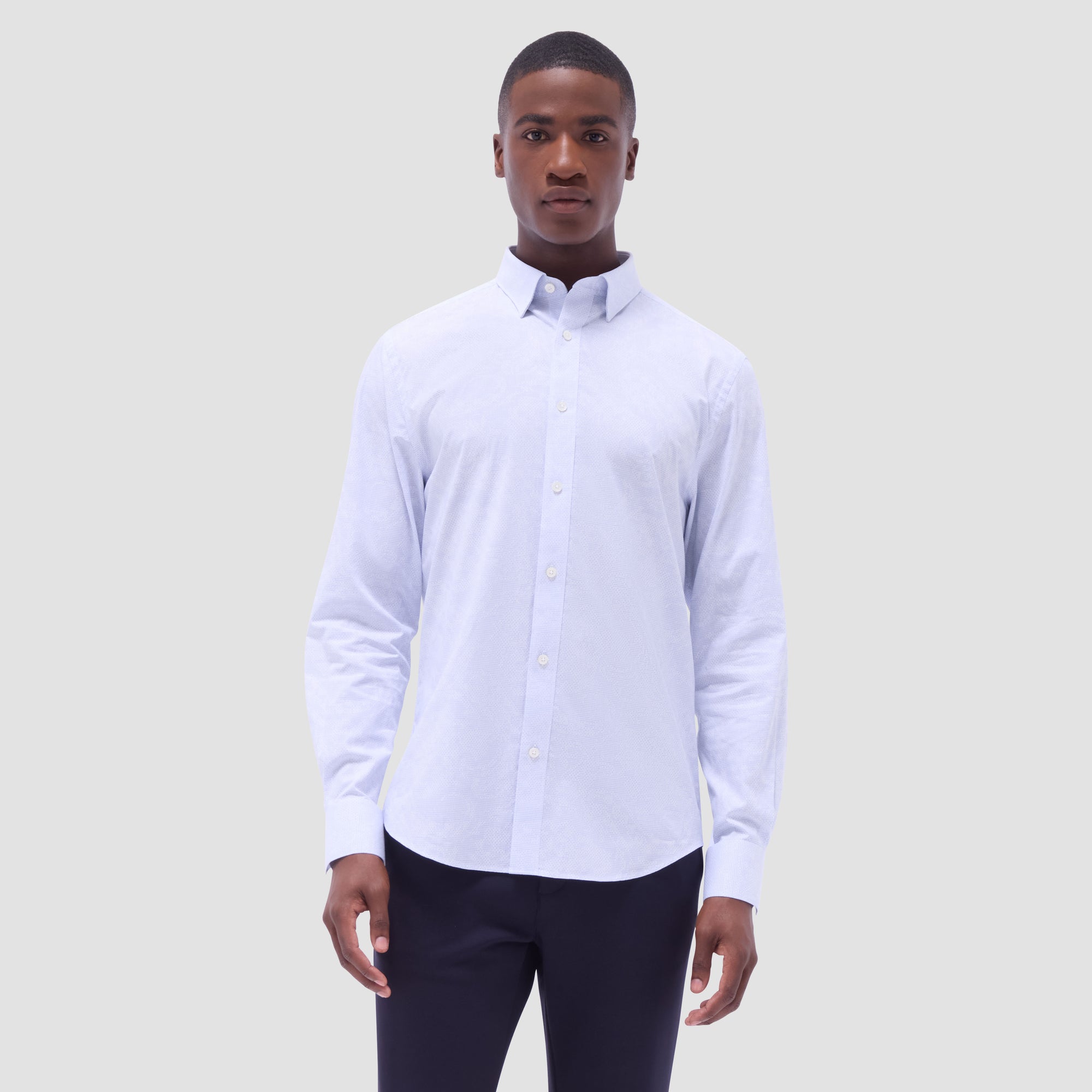 Karl Graph Check Jacquard Shirt