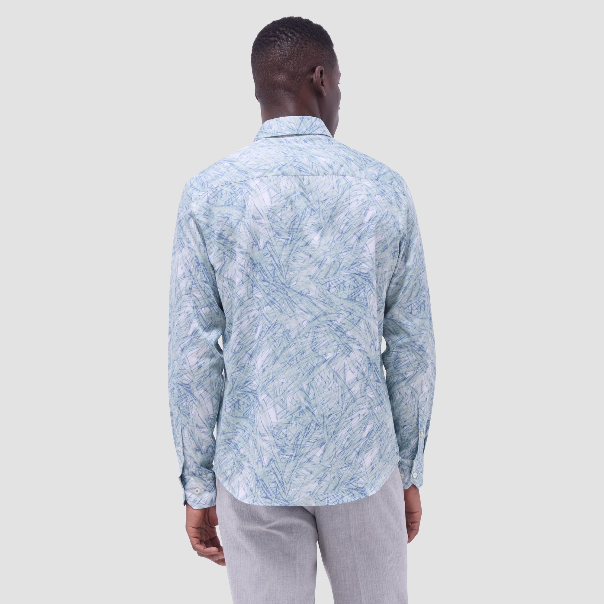 Julian Leaf Print Shirt