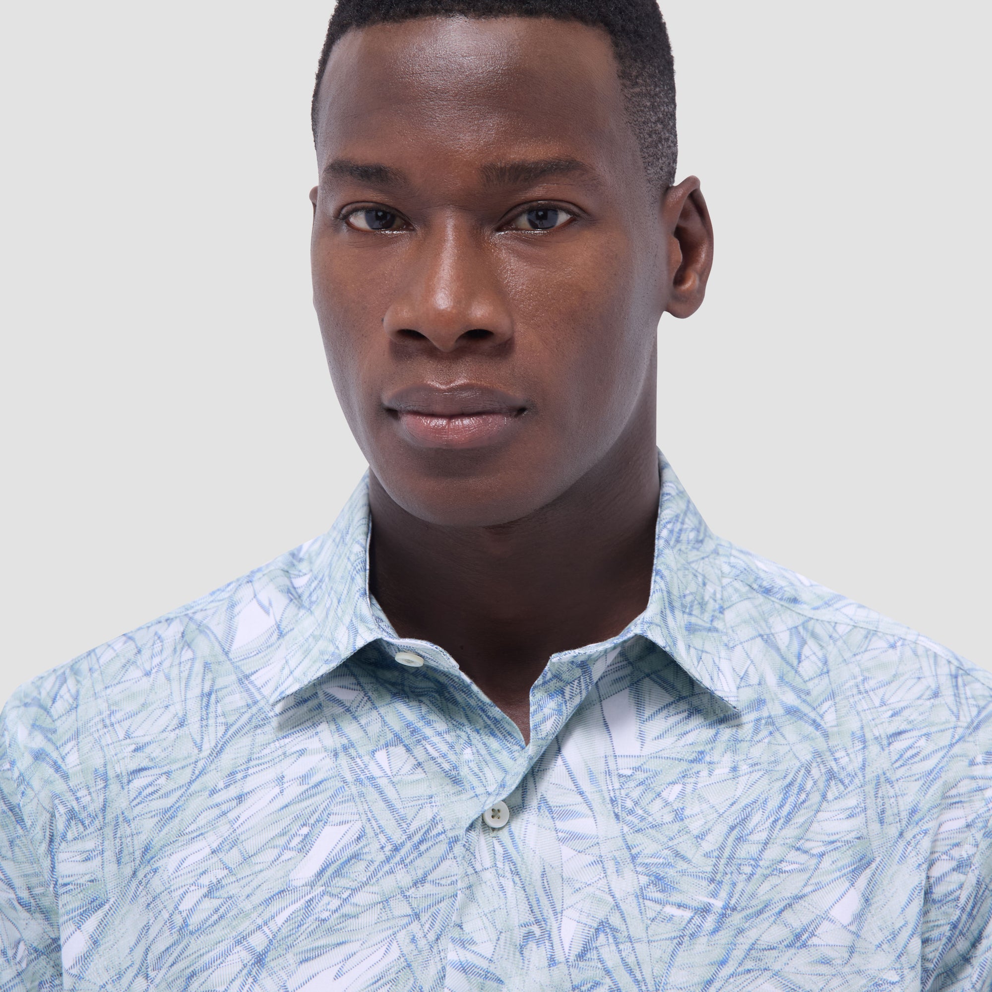Julian Leaf Print Shirt