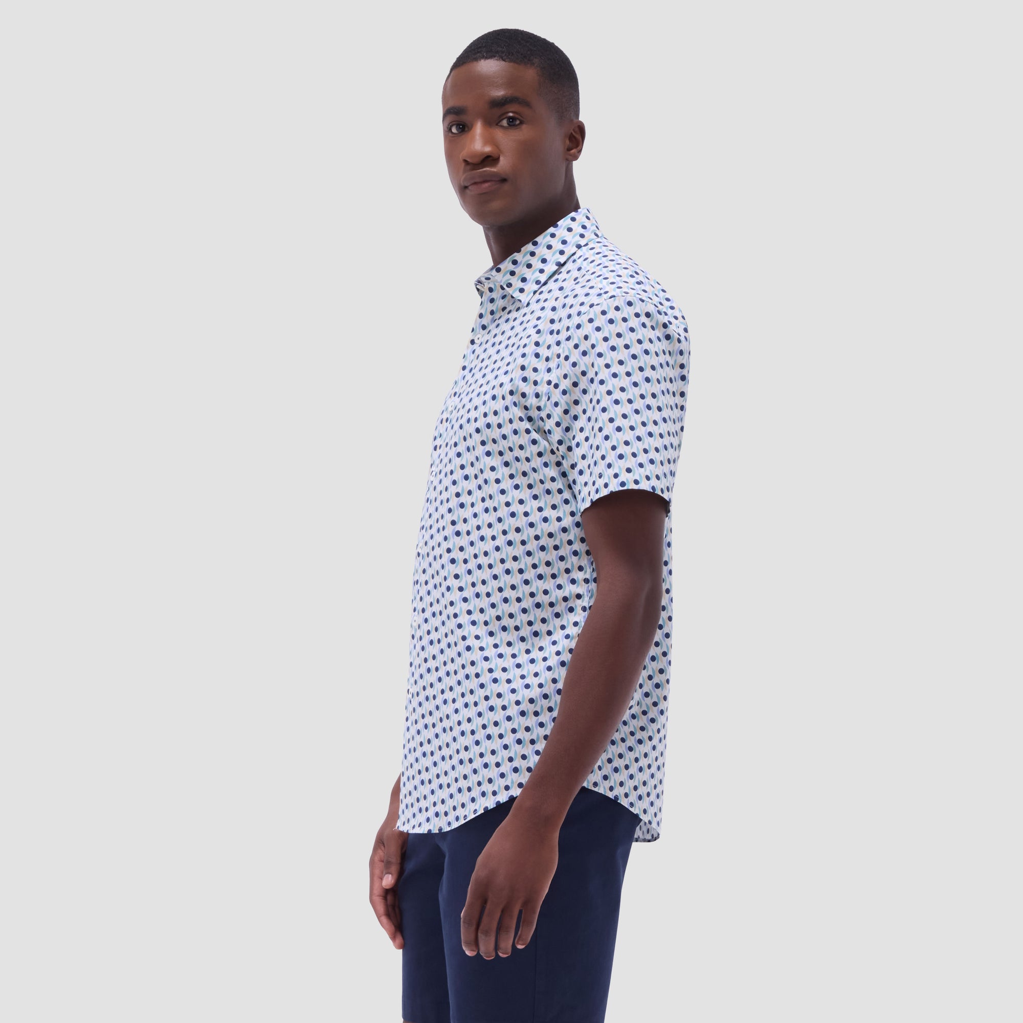 Orson Geometric Short-Sleeve Shirt