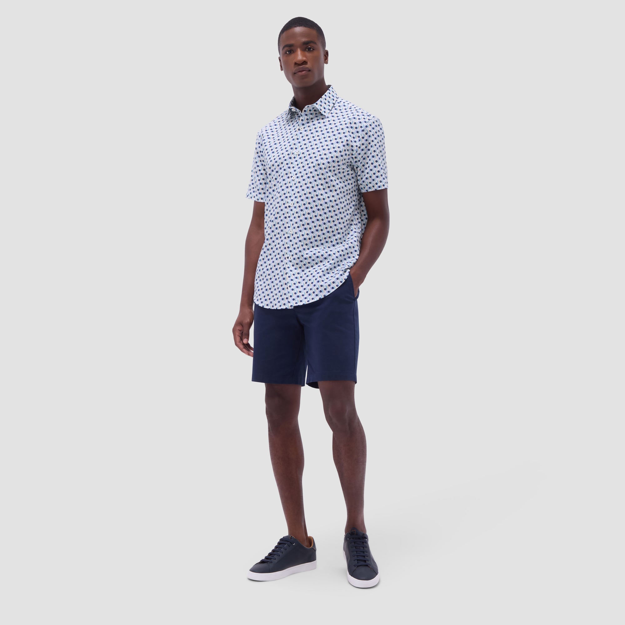 Orson Geometric Short-Sleeve Shirt