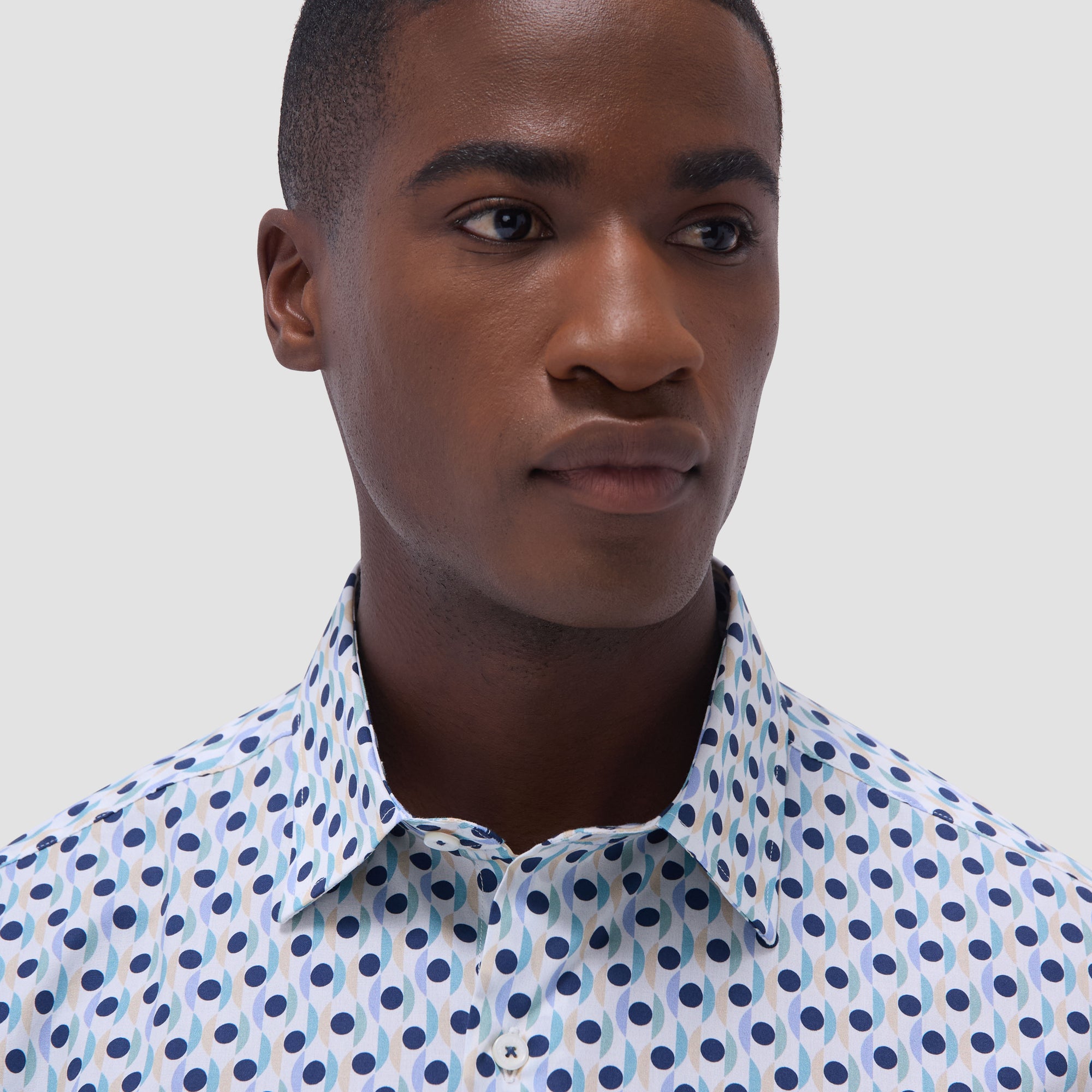 Orson Geometric Short-Sleeve Shirt
