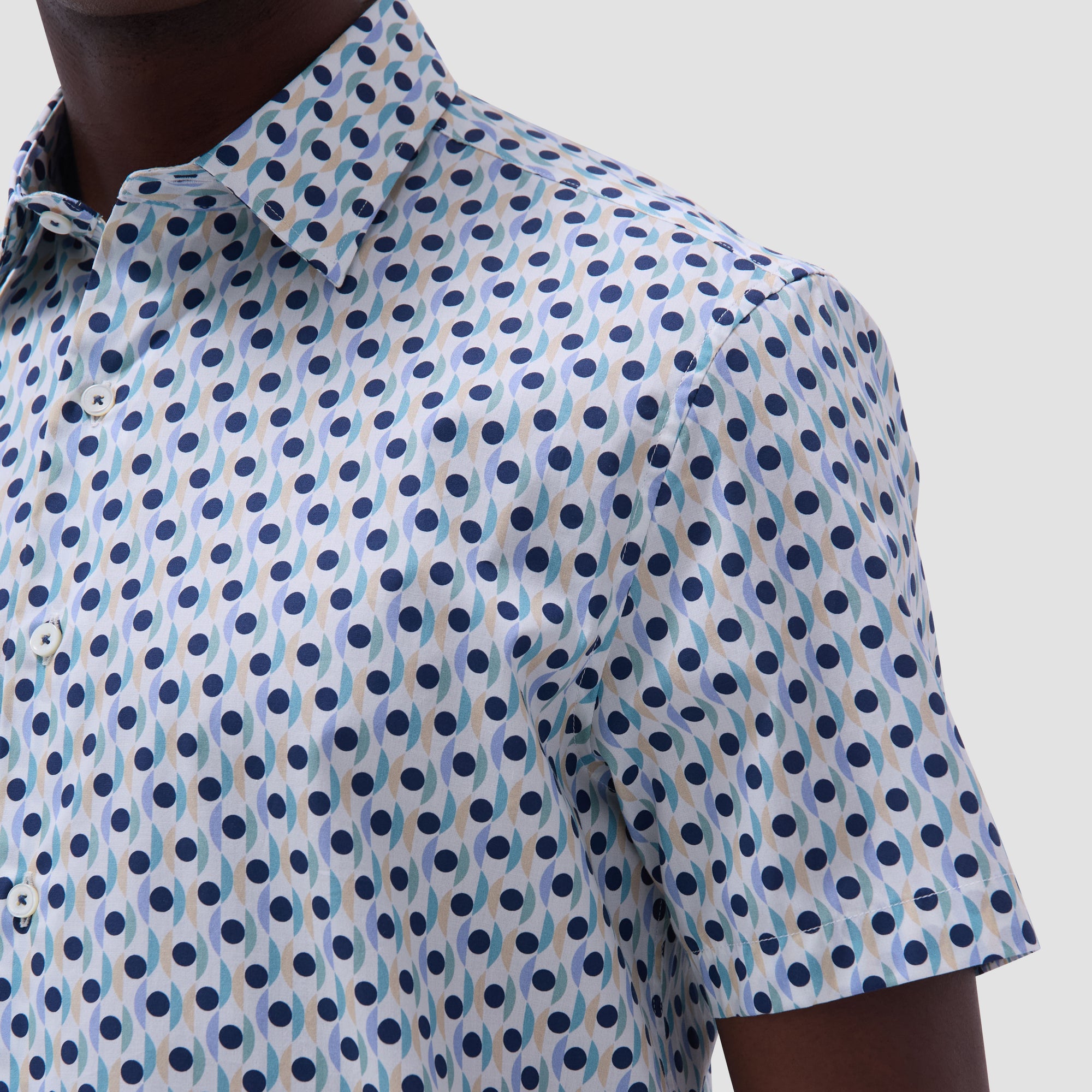 Orson Geometric Short-Sleeve Shirt
