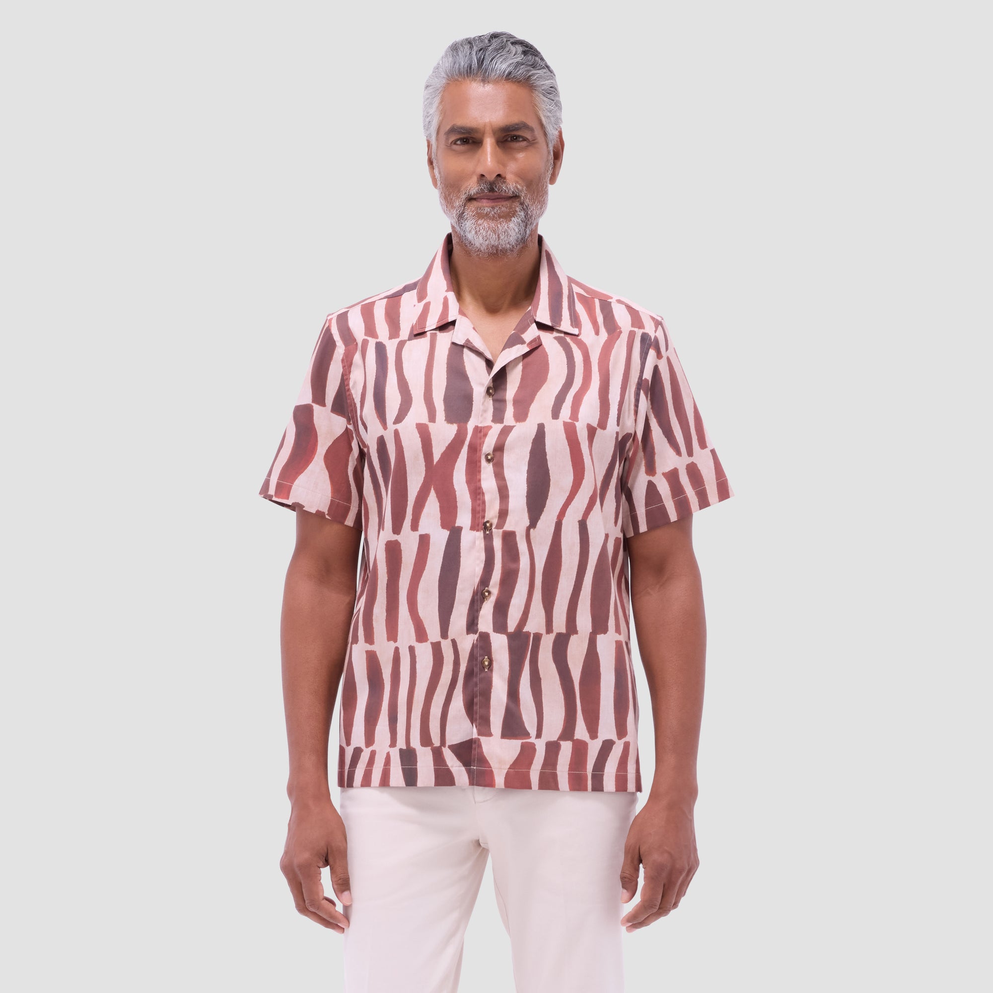 Jackson Abstract Zebra Camp Shirt