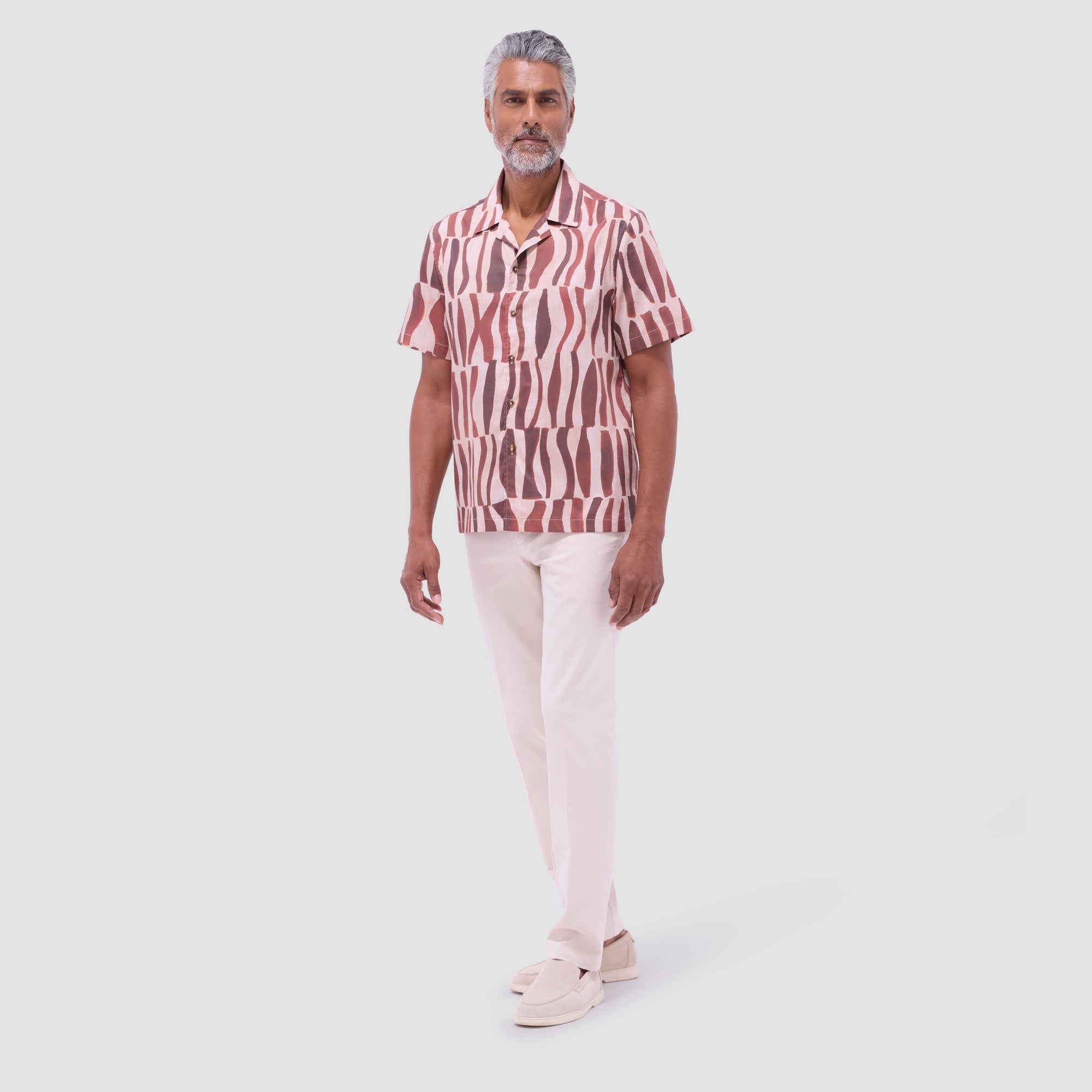 Jackson Abstract Zebra Camp Shirt