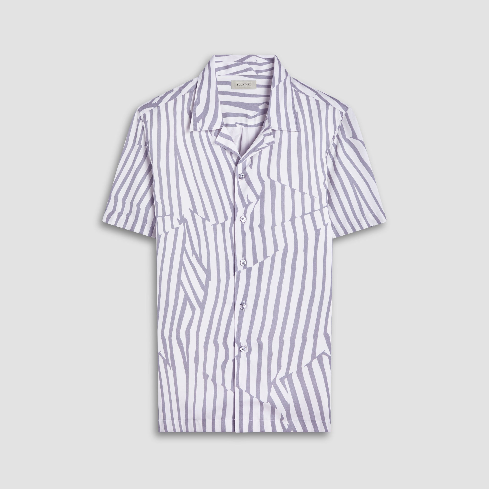 Jackson Irregular Stripe Camp Shirt