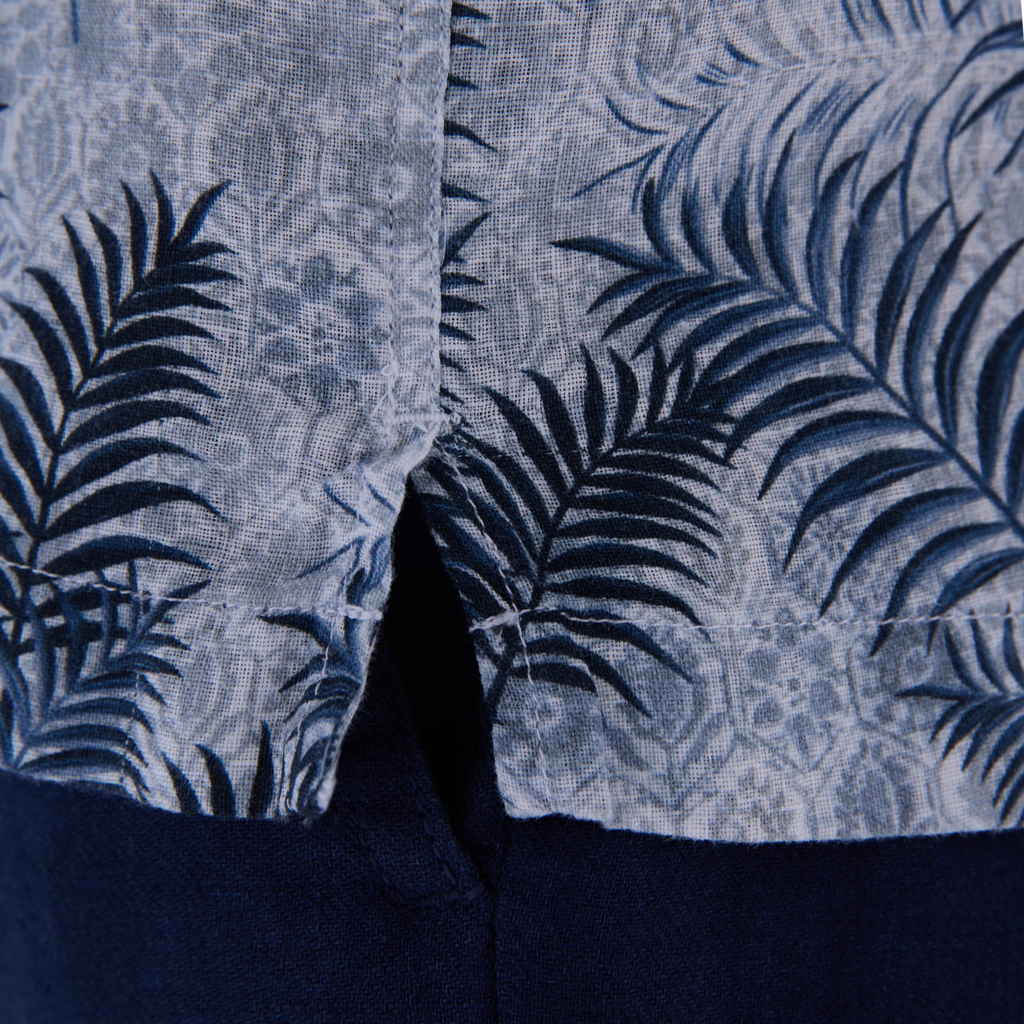 Jackson Leaf Print Camp Shirt