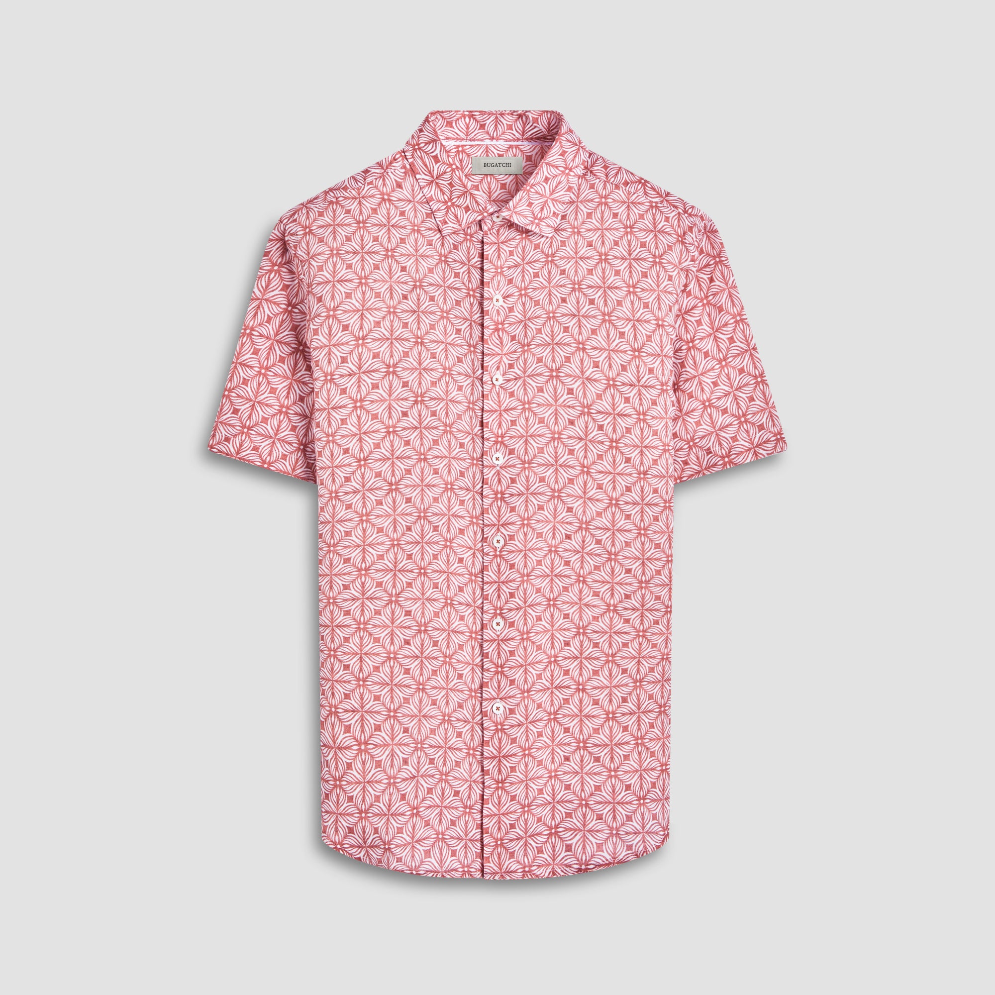 Orson Floral Geometric Short-Sleeve Shirt