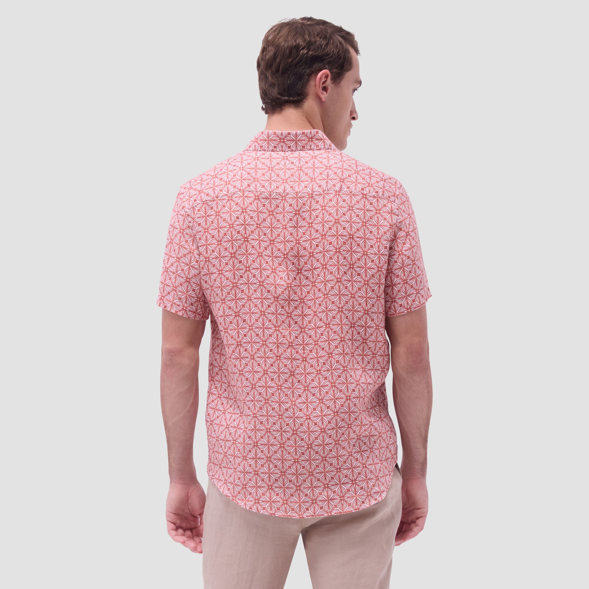 Orson Floral Geometric Short-Sleeve Shirt