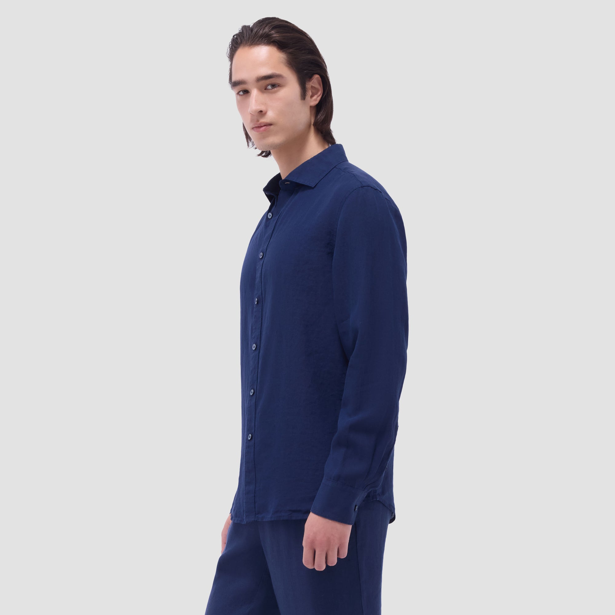 Axel Solid Linen Shirt