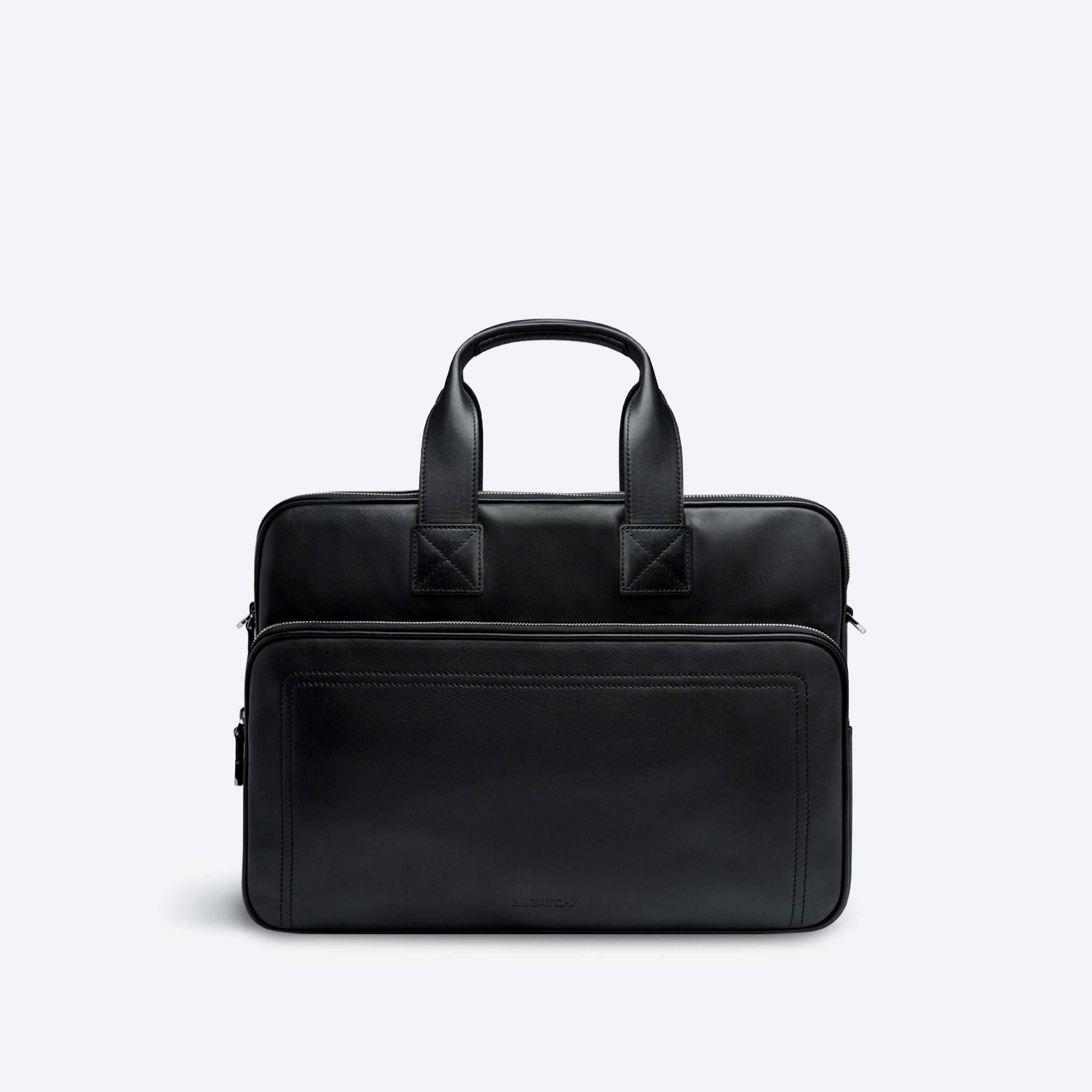 Nappa Leather Briefcase – BUGATCHI - Main Image