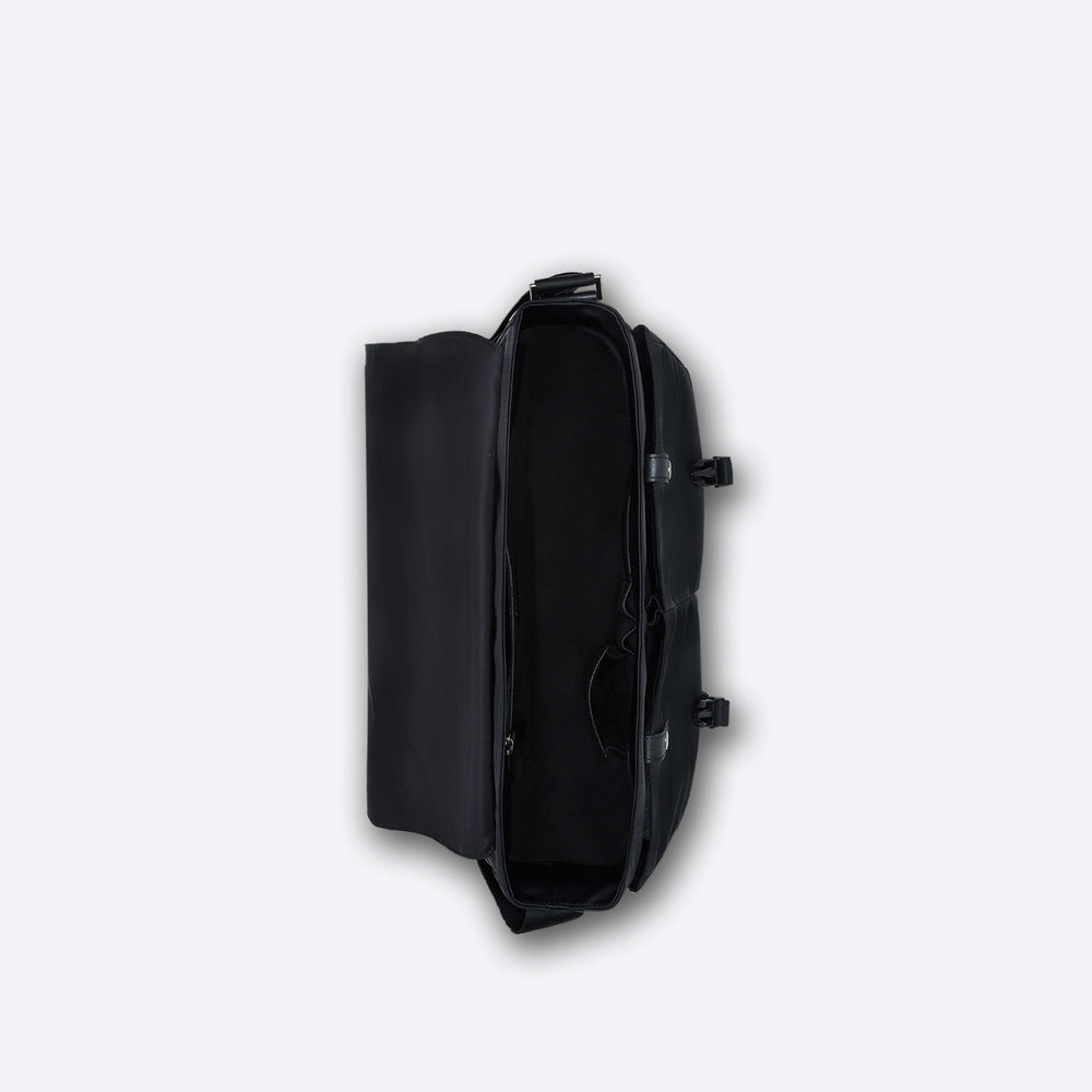 bugatchi leather backpack Branded Bugatti Introducing Bugattis Central Collection Nylon Backpack with Leather Trim
