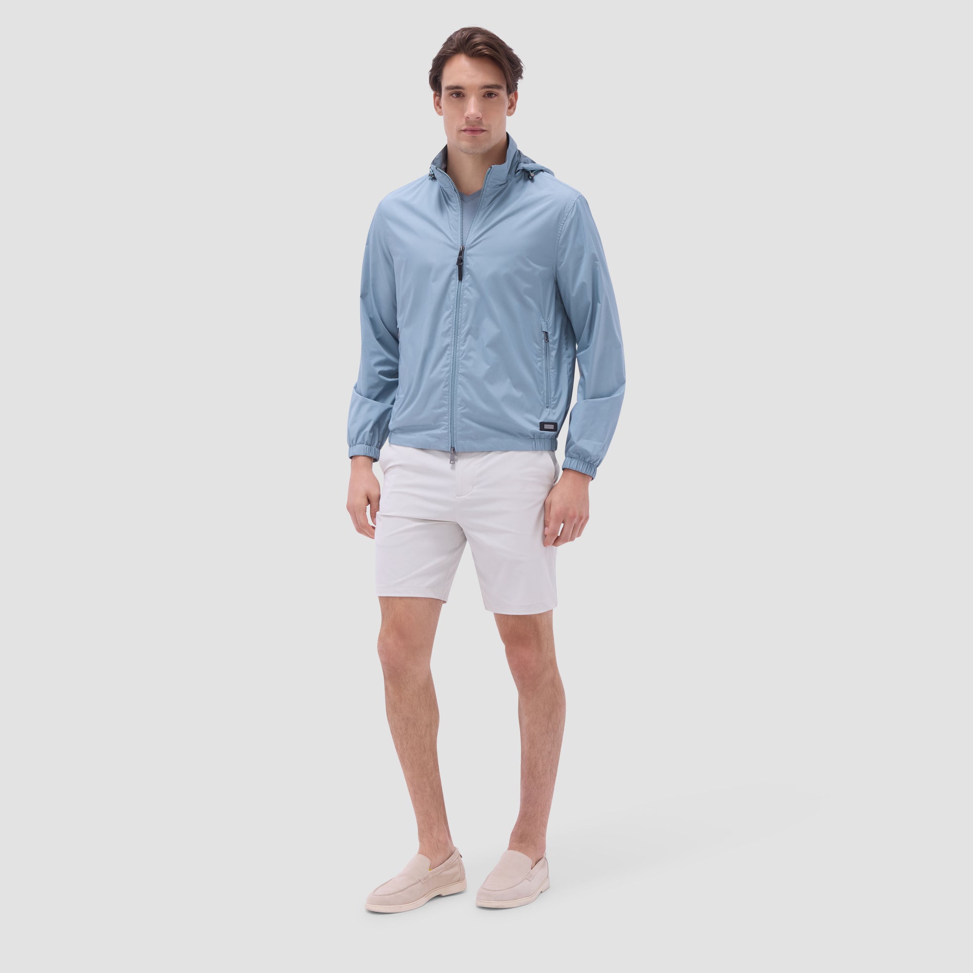 Packable Nylon Windbreaker Jacket