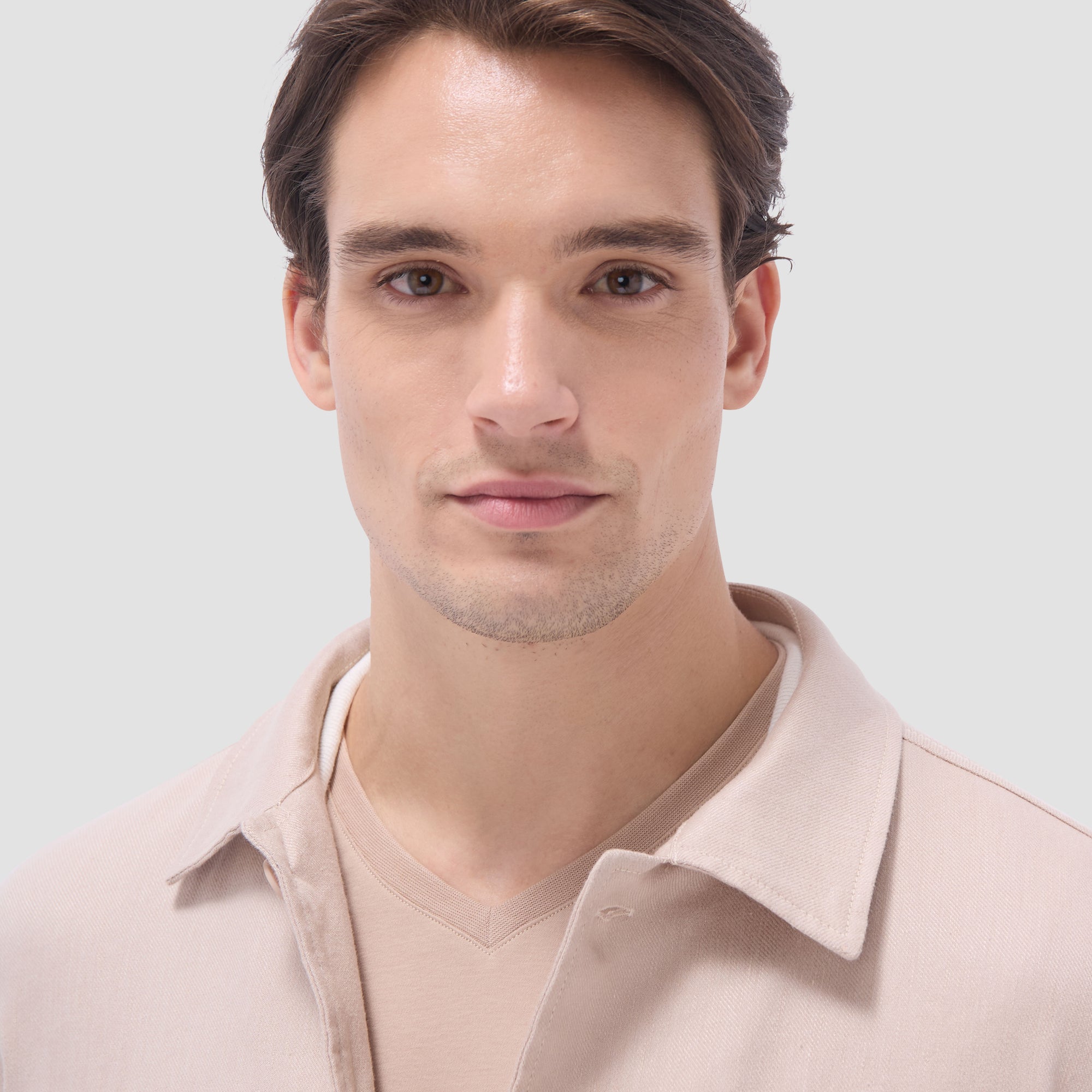 Linen-Cotton Safari Jacket