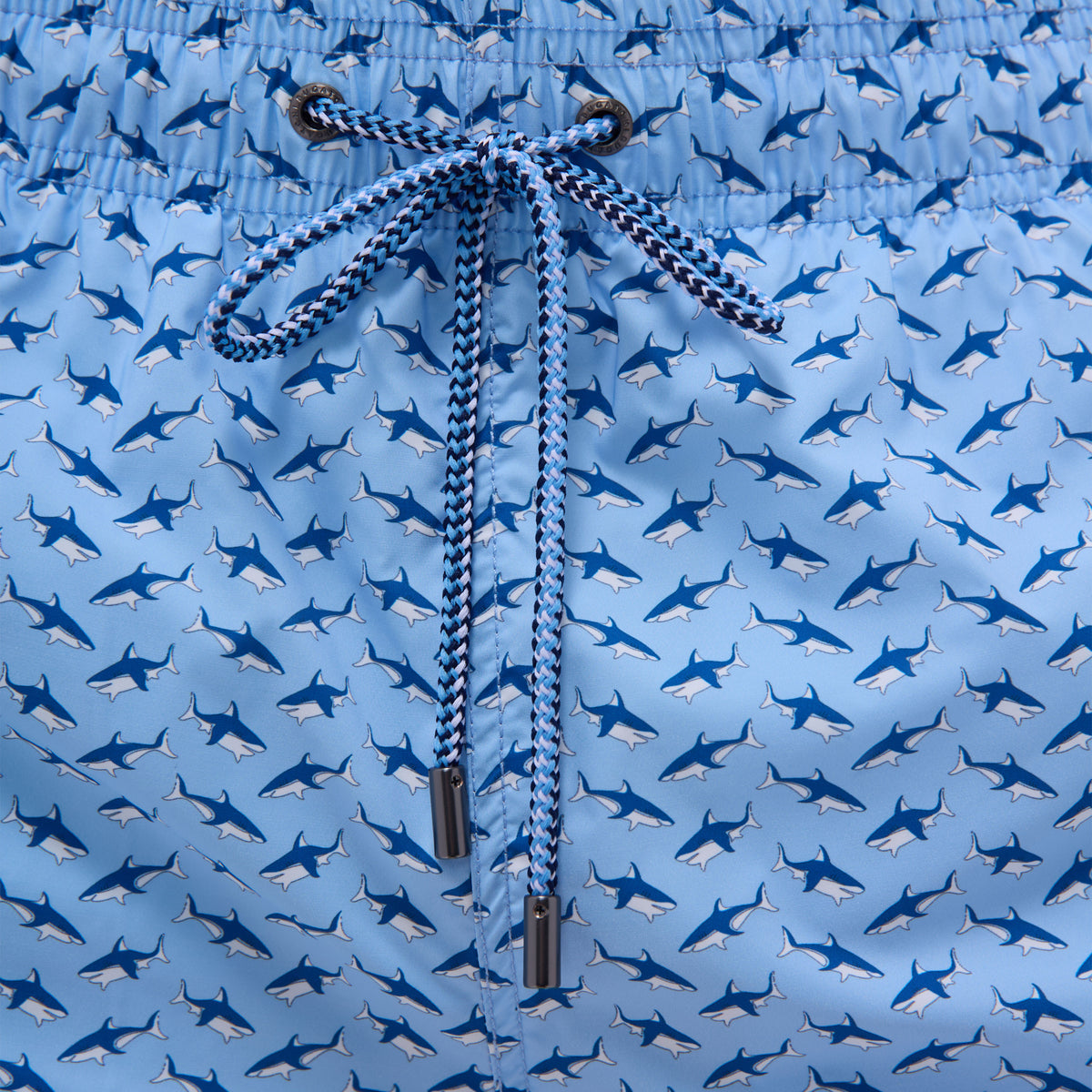 Bugatchi - Cosmo Above Knee Fish Print Swim Trunks main image 0