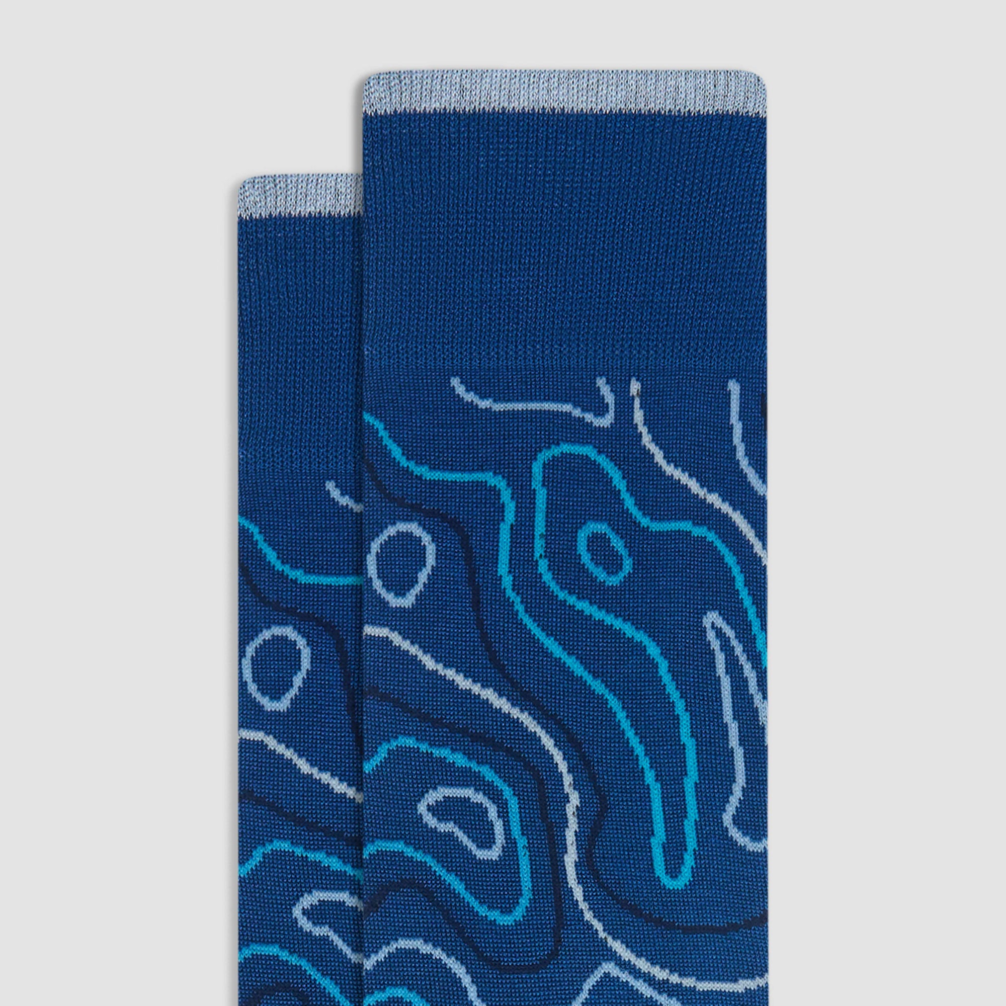 Abstract Mid-Calf Socks