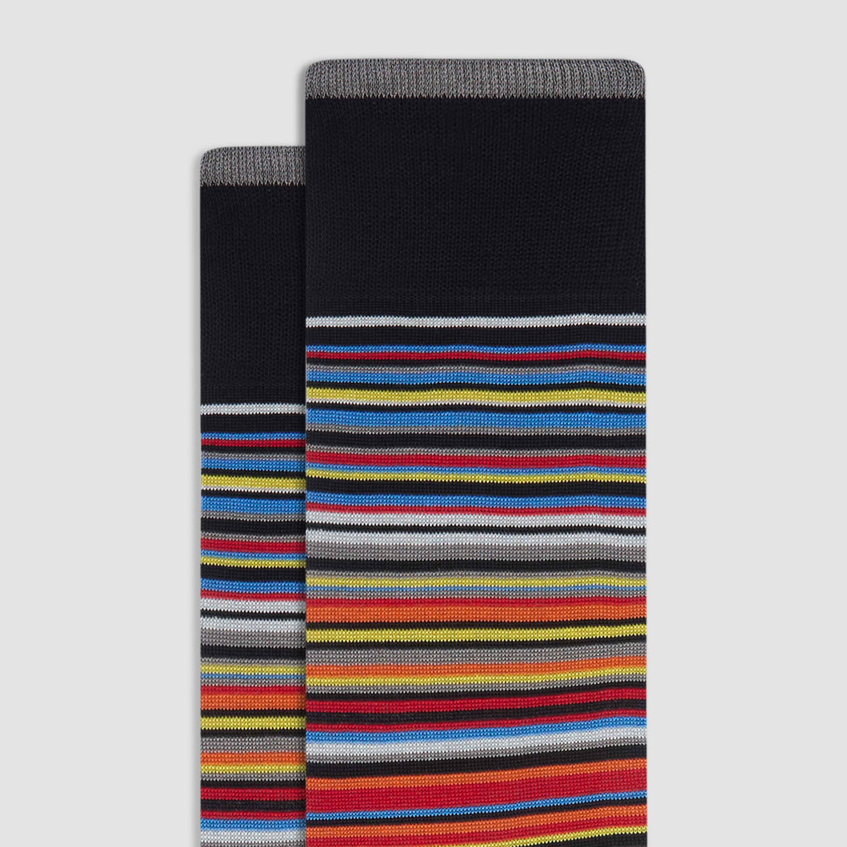 Striped Mid-Calf Socks