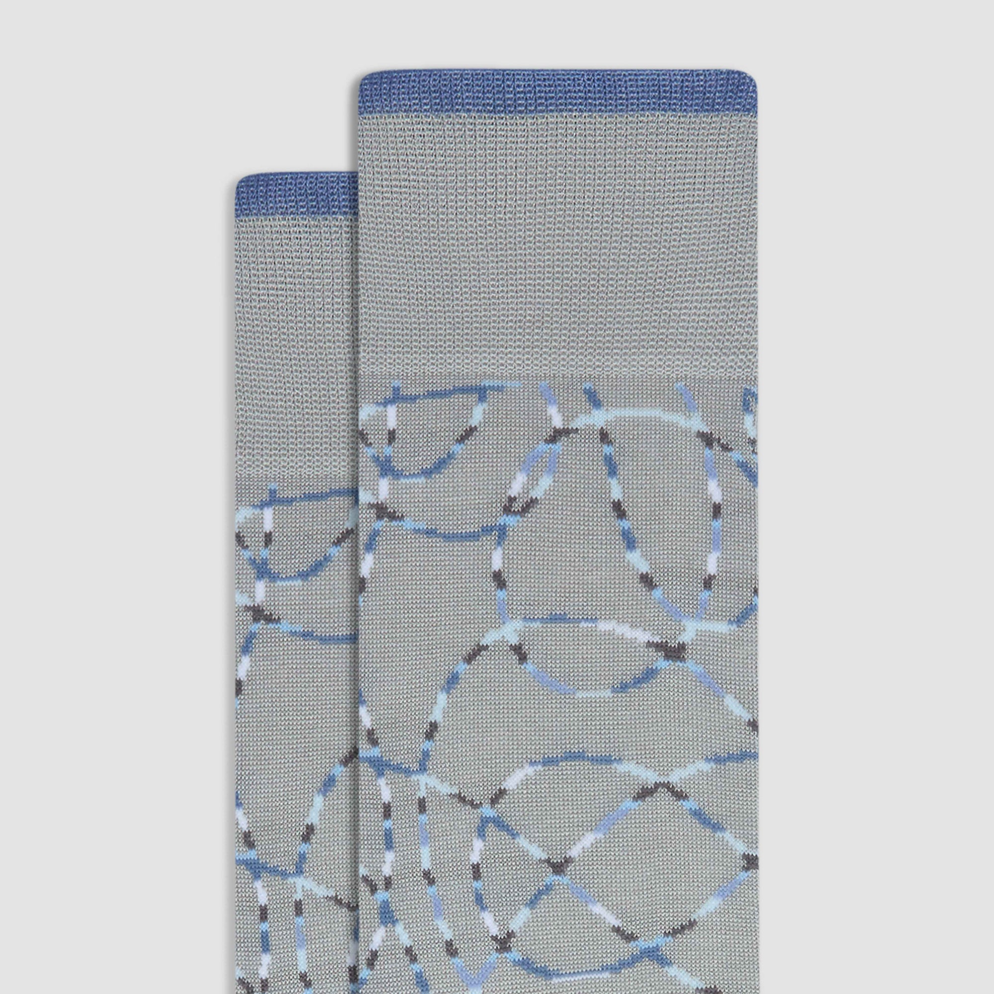 Abstract Mid-Calf Socks
